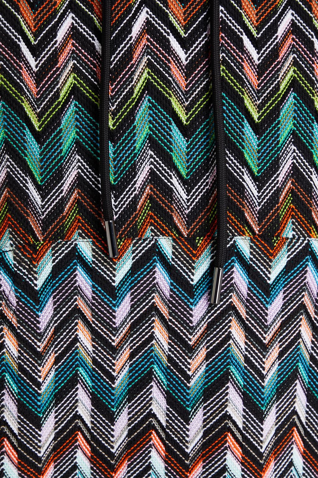 MISSONI كنزة هودي من مزيج من القطن بحبكة كروشيه