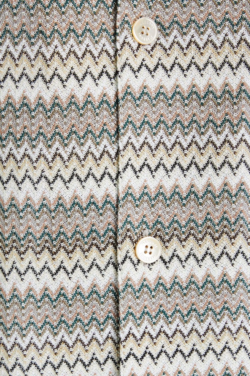 MISSONI قميص بولو من نسيج بحبكة كروشيه