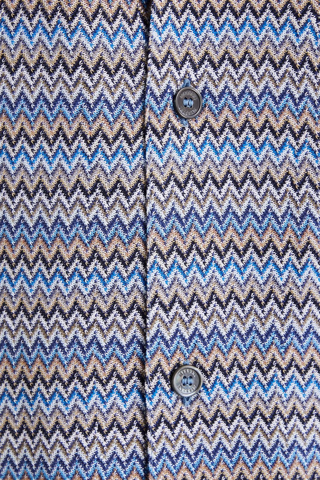 MISSONI قميص بولو من نسيج بحبكة كروشيه
