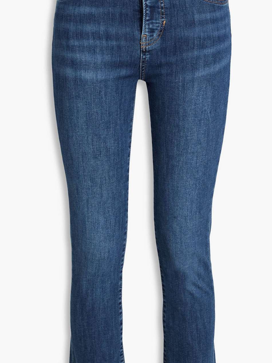 carly cropped high-rise kick-flare jeans