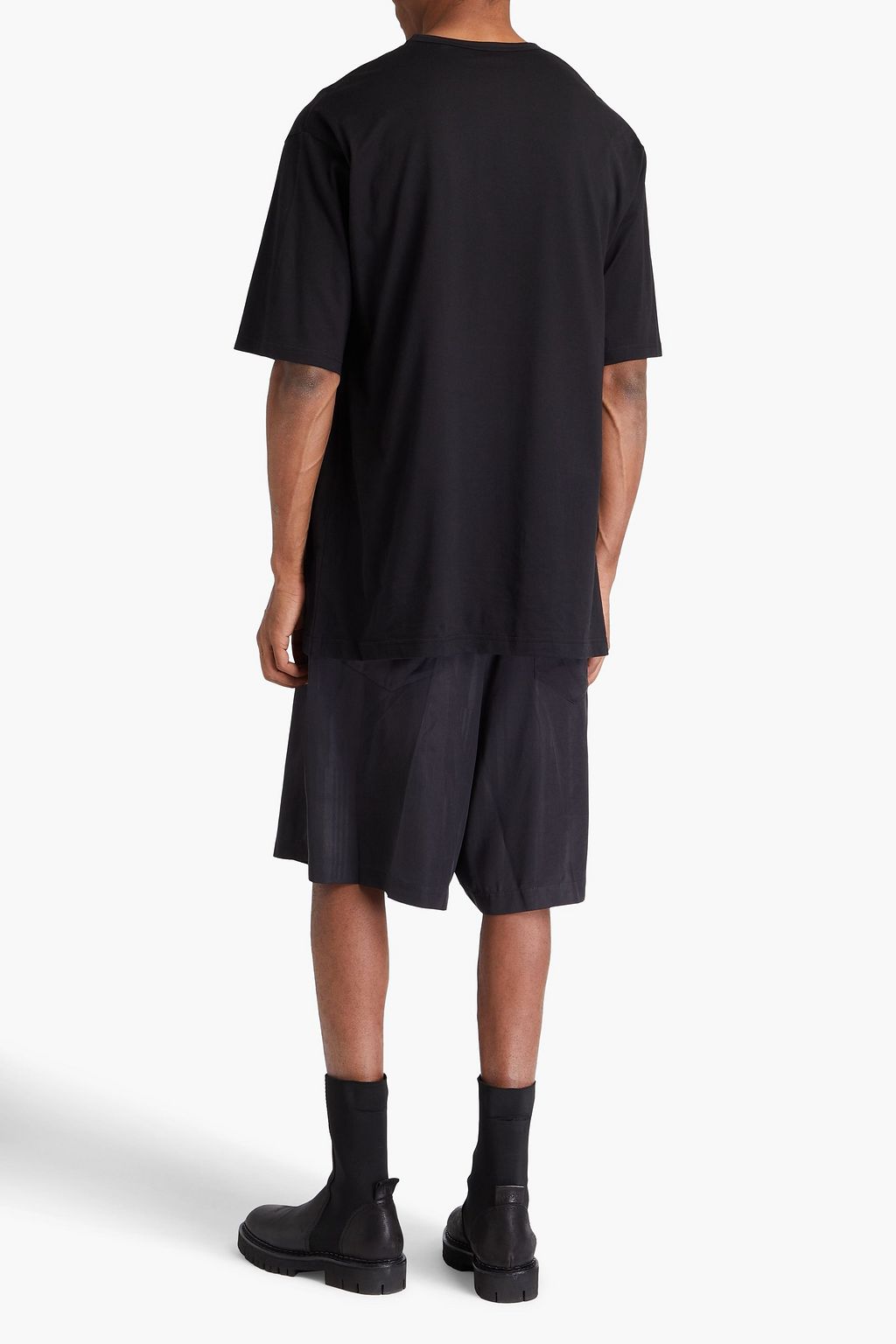 Y-3 Logo-print cotton-jersey T-shirt