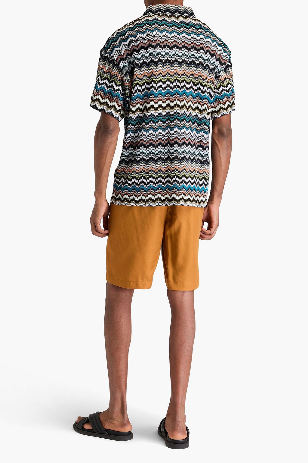 MISSONI 크로셰 니트 폴로 셔츠