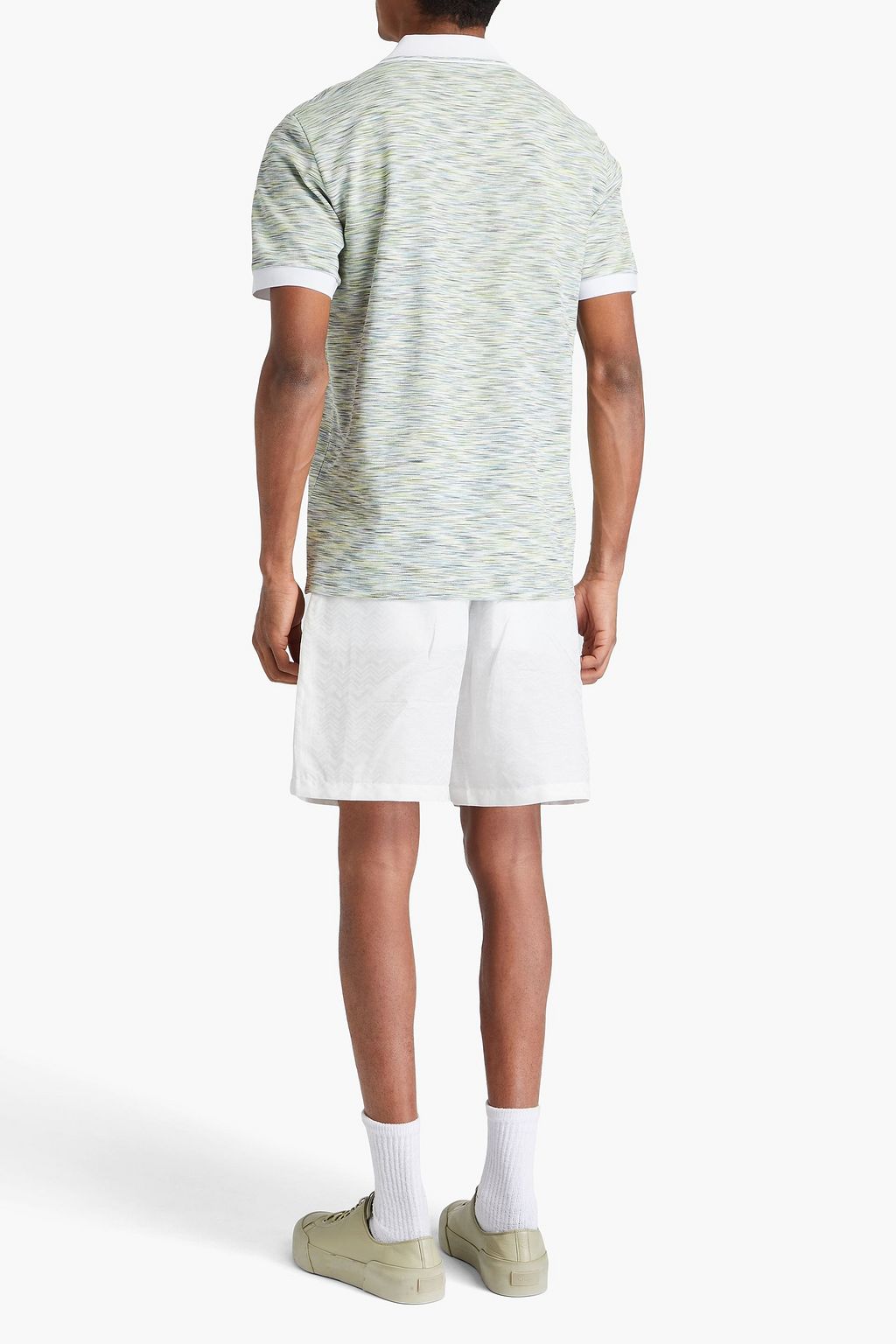 MISSONI Space-dyed cotton polo shirt