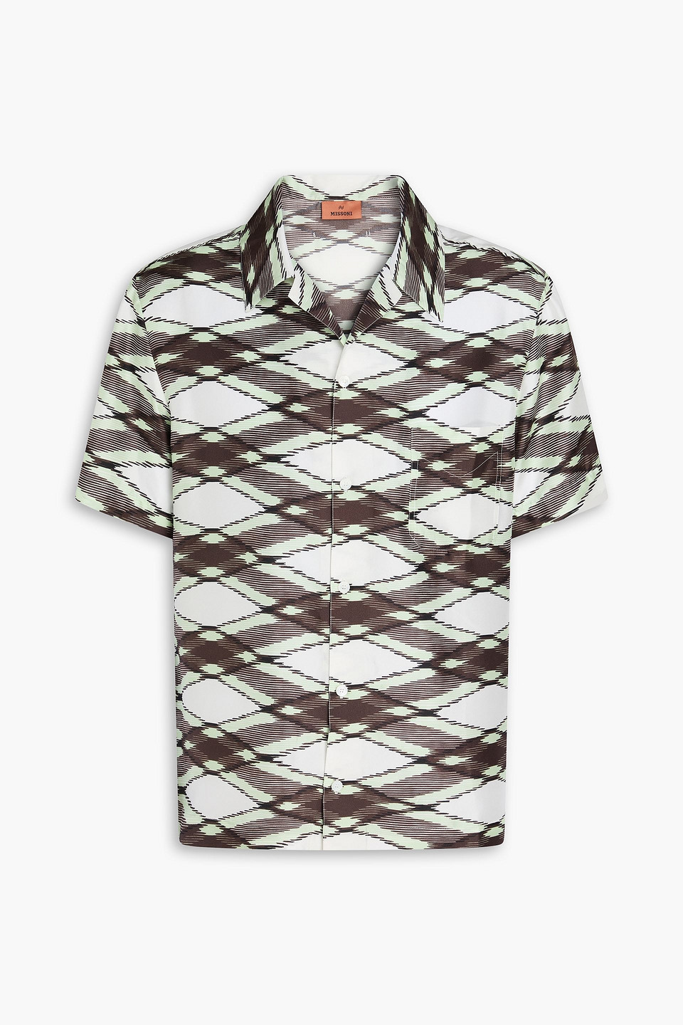 MISSONI PRINTED SILK SHIRT