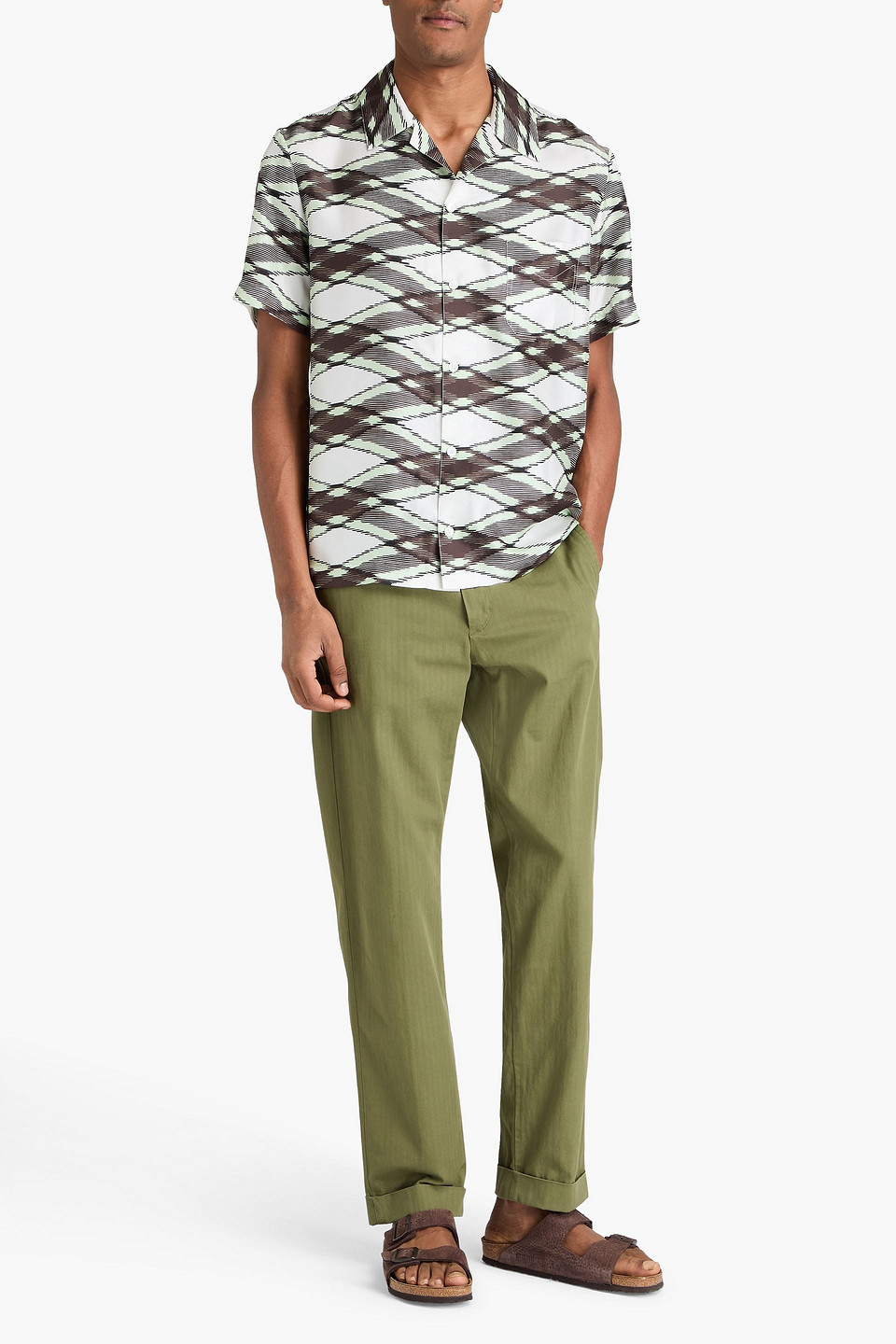 MISSONI PRINTED SILK SHIRT