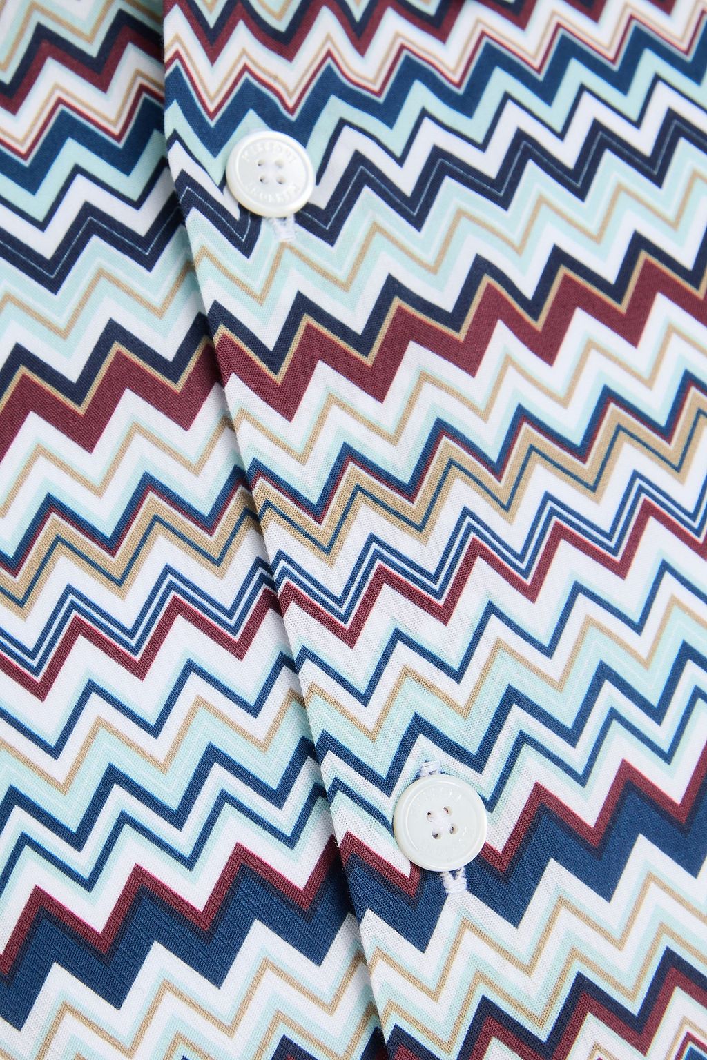 MISSONI Printed cotton-poplin shirt