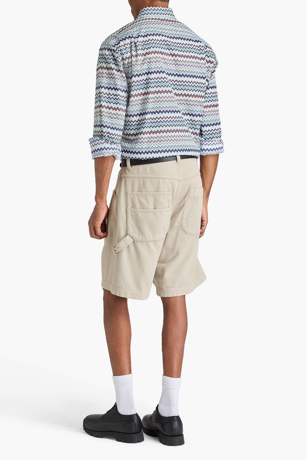 MISSONI Printed cotton-poplin shirt