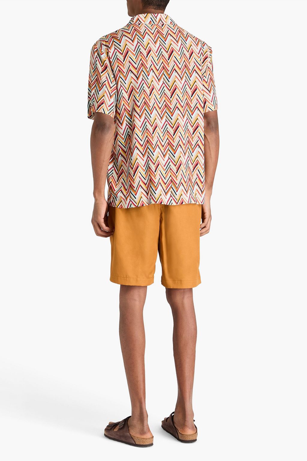 MISSONI قميص من نسيج محبوك مزين بطبعات