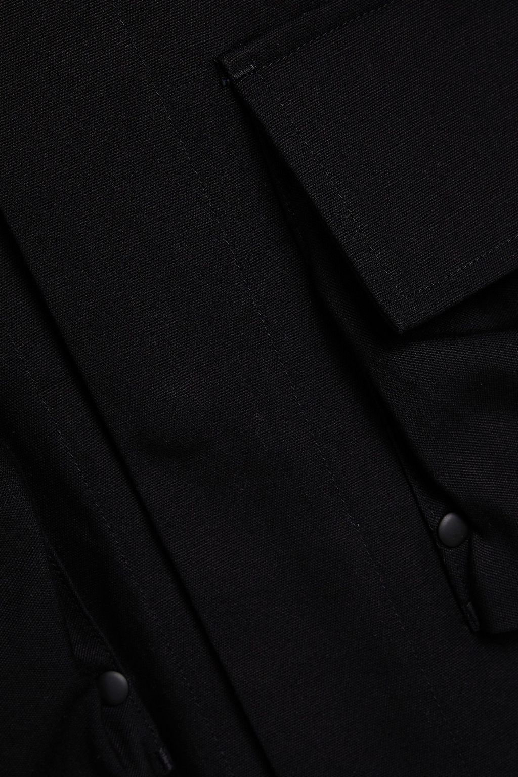 Y-3 아플리케 장식 핀스트라이프 울 혼방 블레이저
