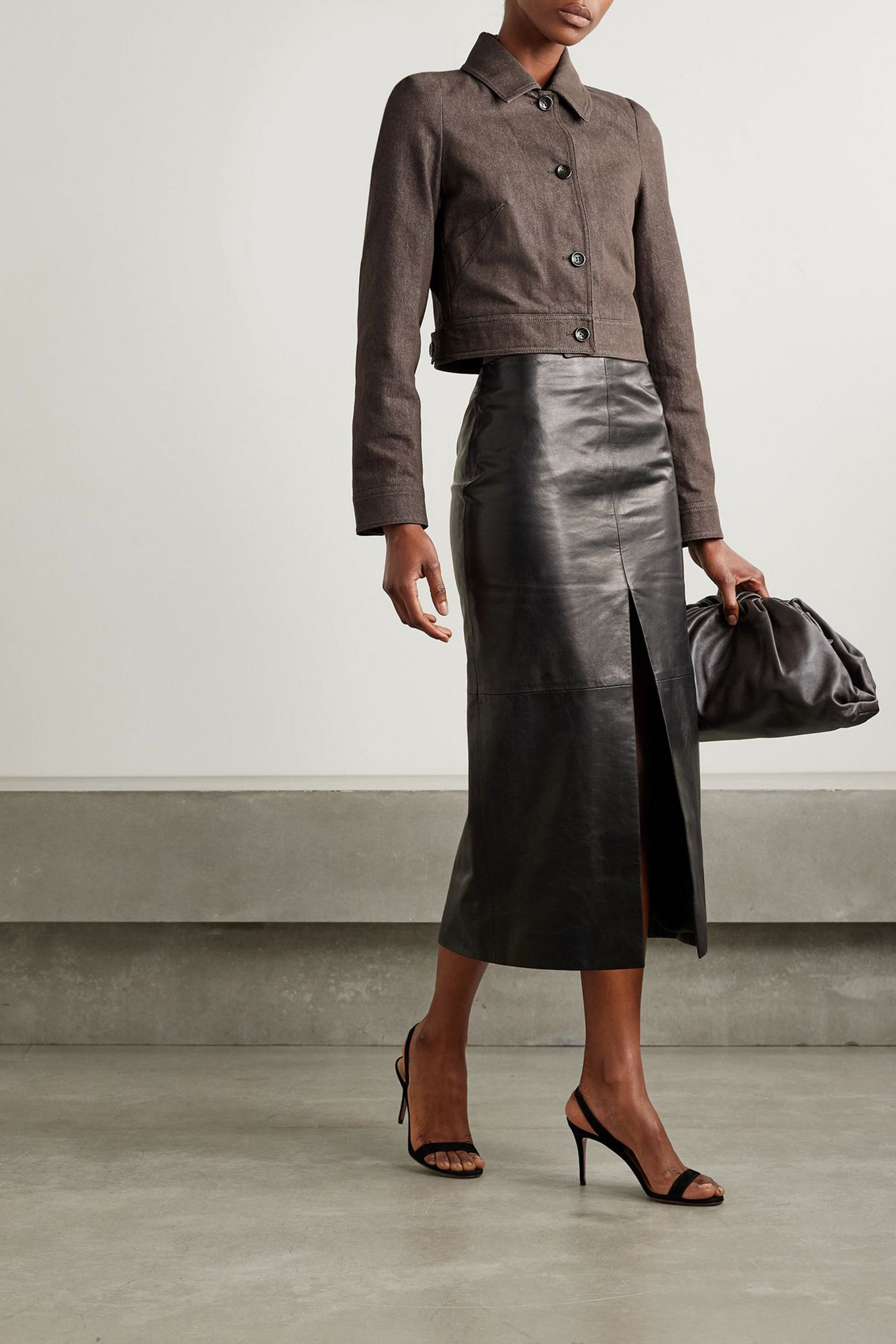 Max Mara Cropped denim jacket
