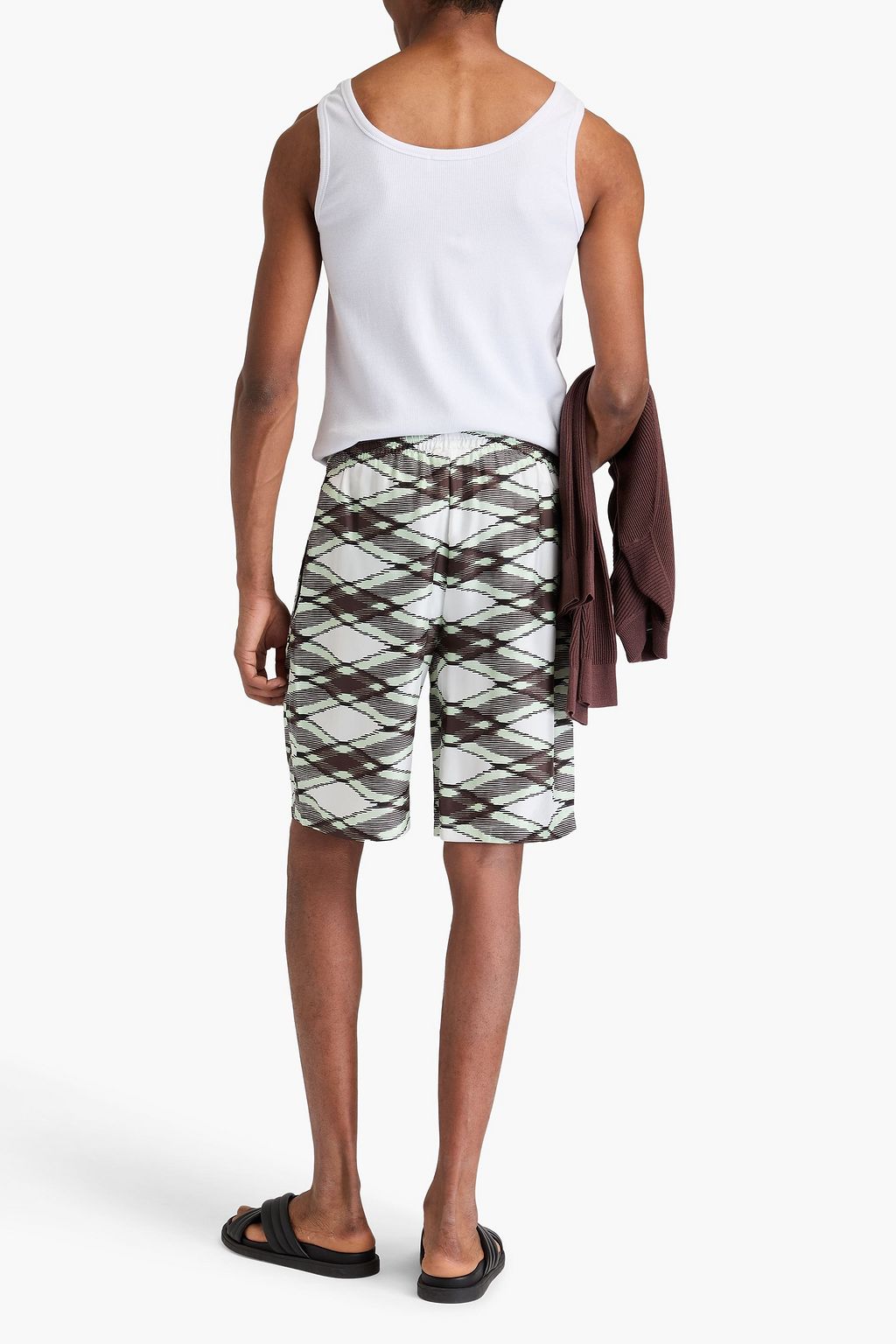 MISSONI شورت من الحرير مزين بطبعات