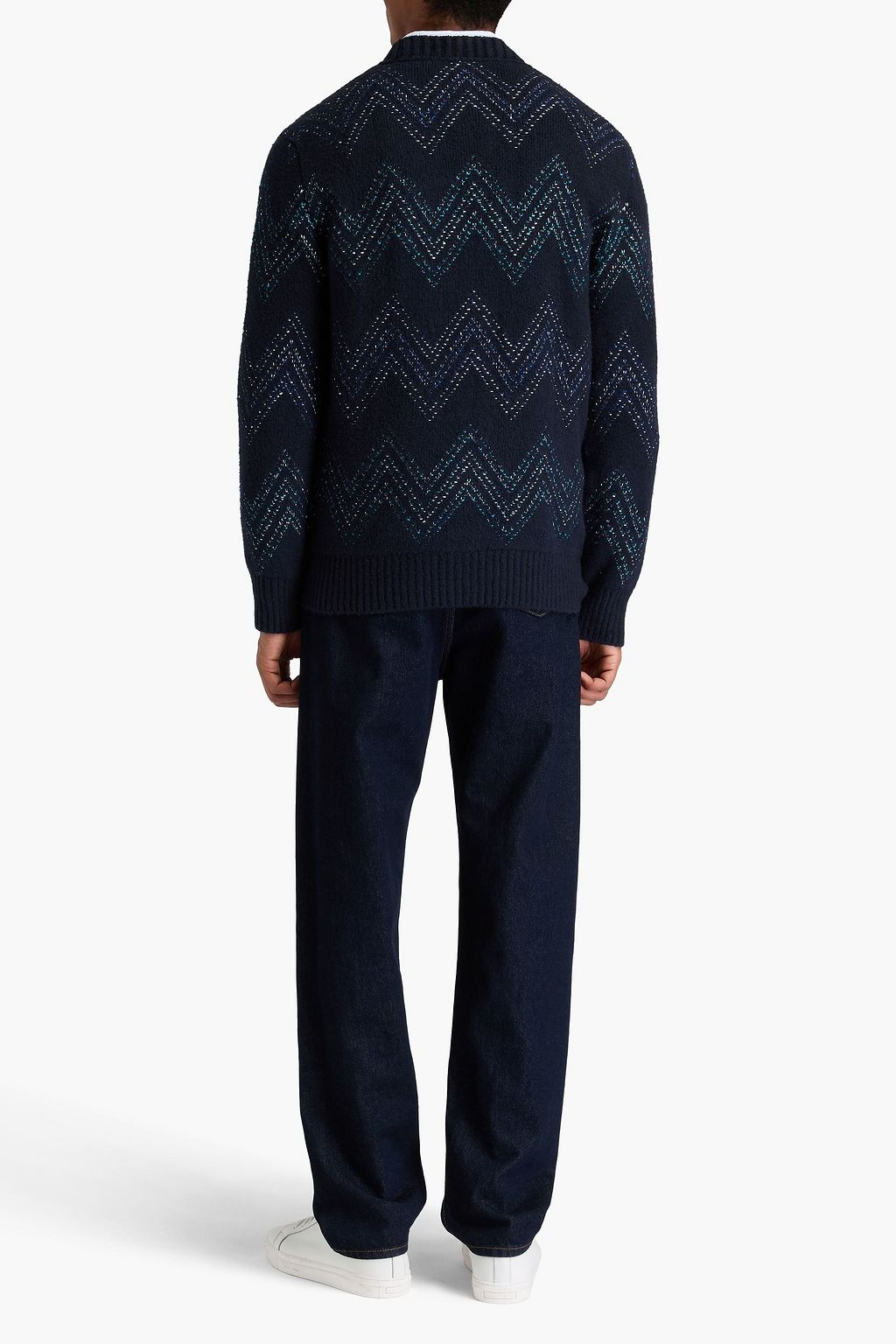 MISSONI كارديغان من مزيج من القطن بحبكة الجاكار