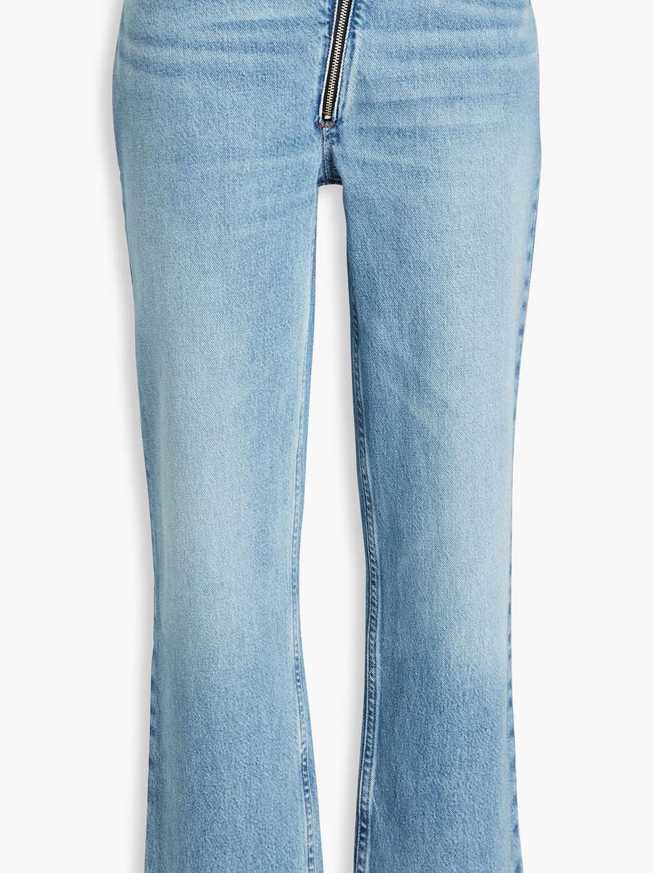 le jane cropped high-rise straight-leg jeans