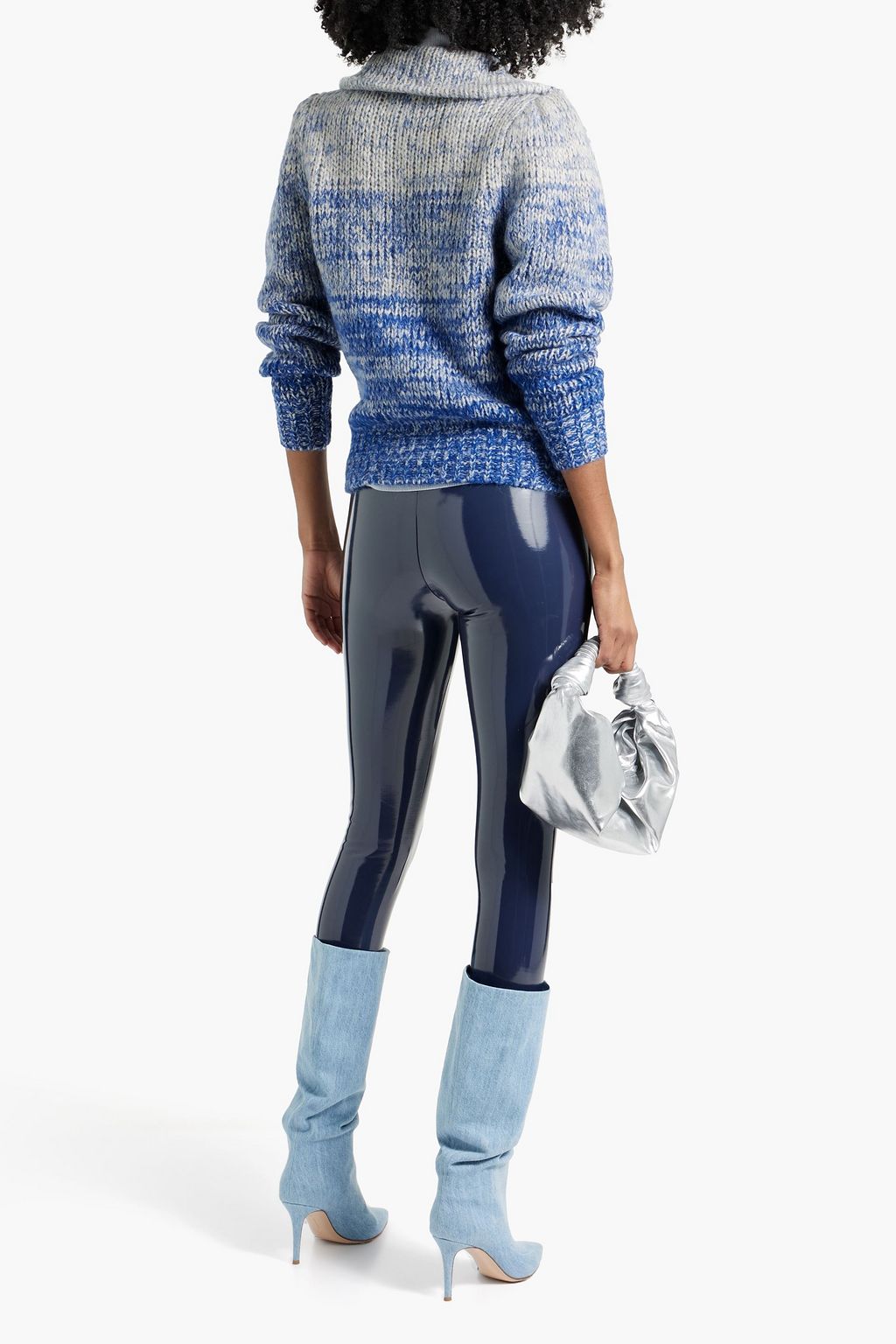 MARANT ÉTOILE Juliet dégradé knitted zip-up cardigan