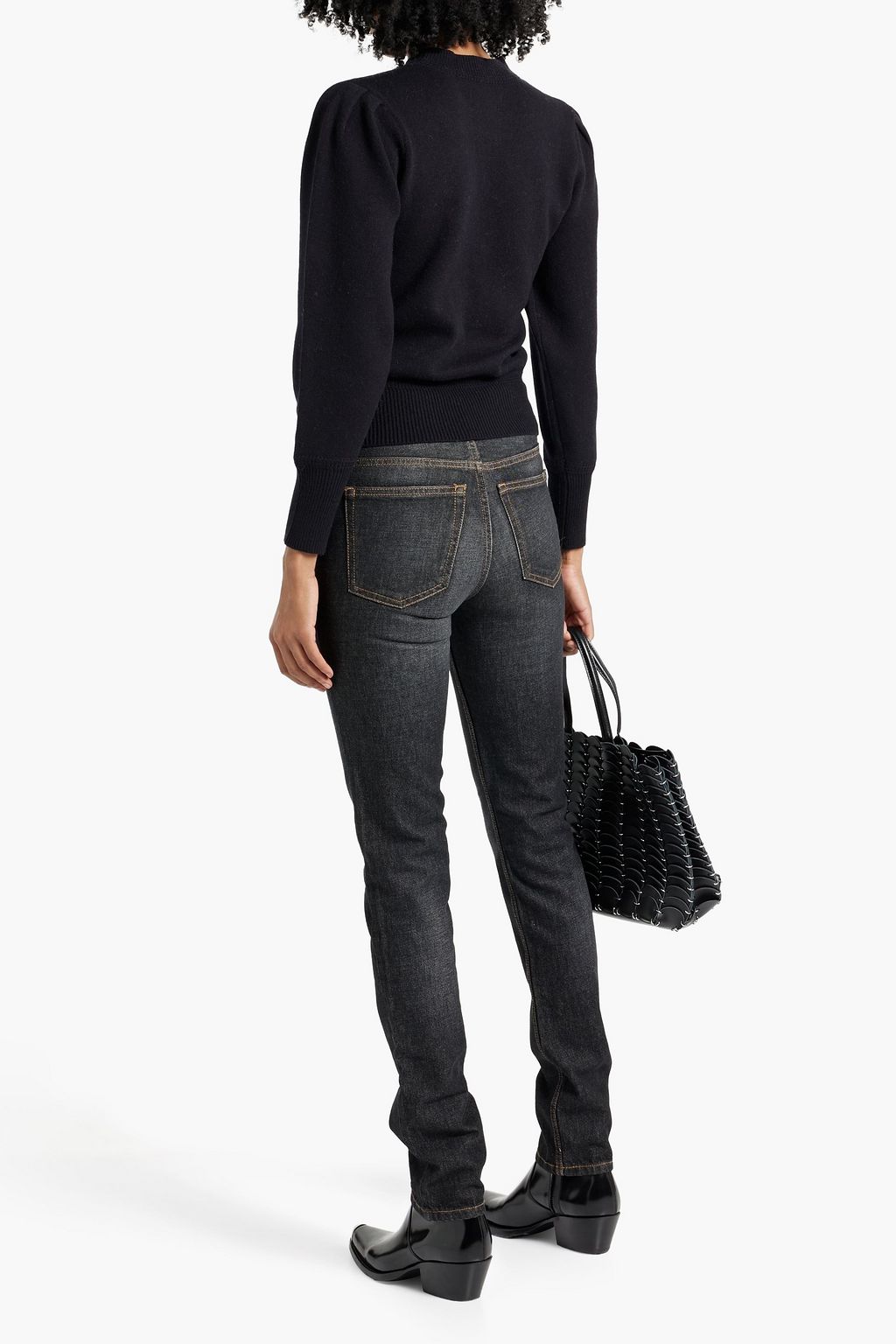 MARANT ÉTOILE جينز بأرجل ضيقة وبخصر مرتفع