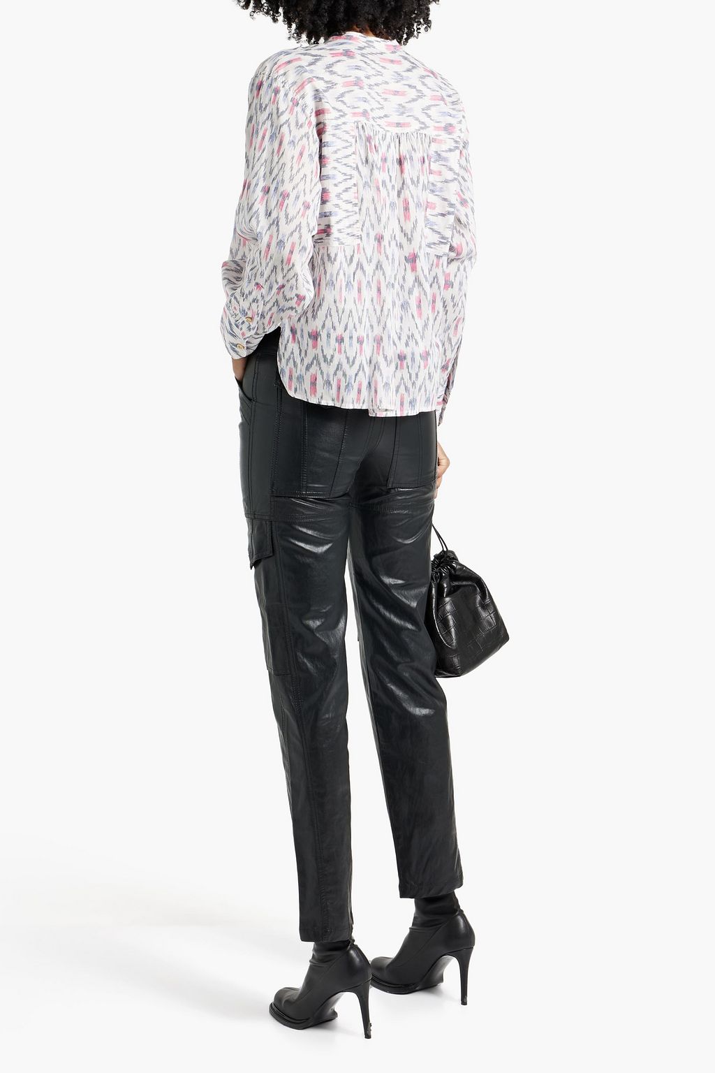 MARANT ÉTOILE Vayonili faux-leather cargo pants