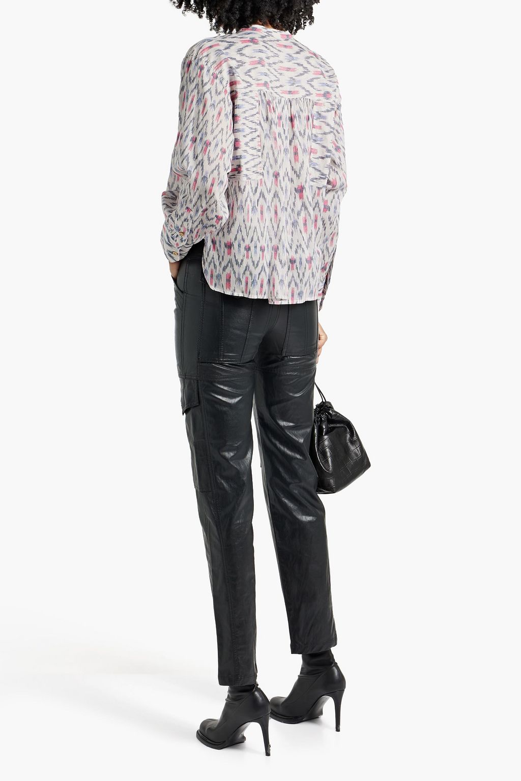 MARANT ÉTOILE Lally printed cotton-voile blouse