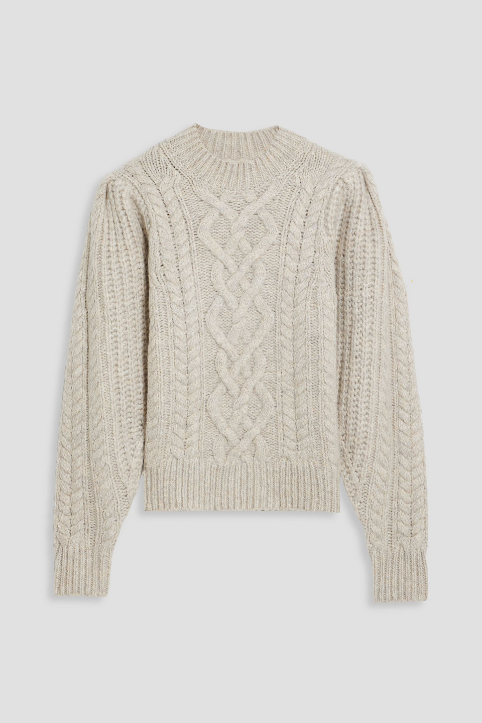 Isabel Marant Étoile Jake Cable-knit Jumper In Ecru