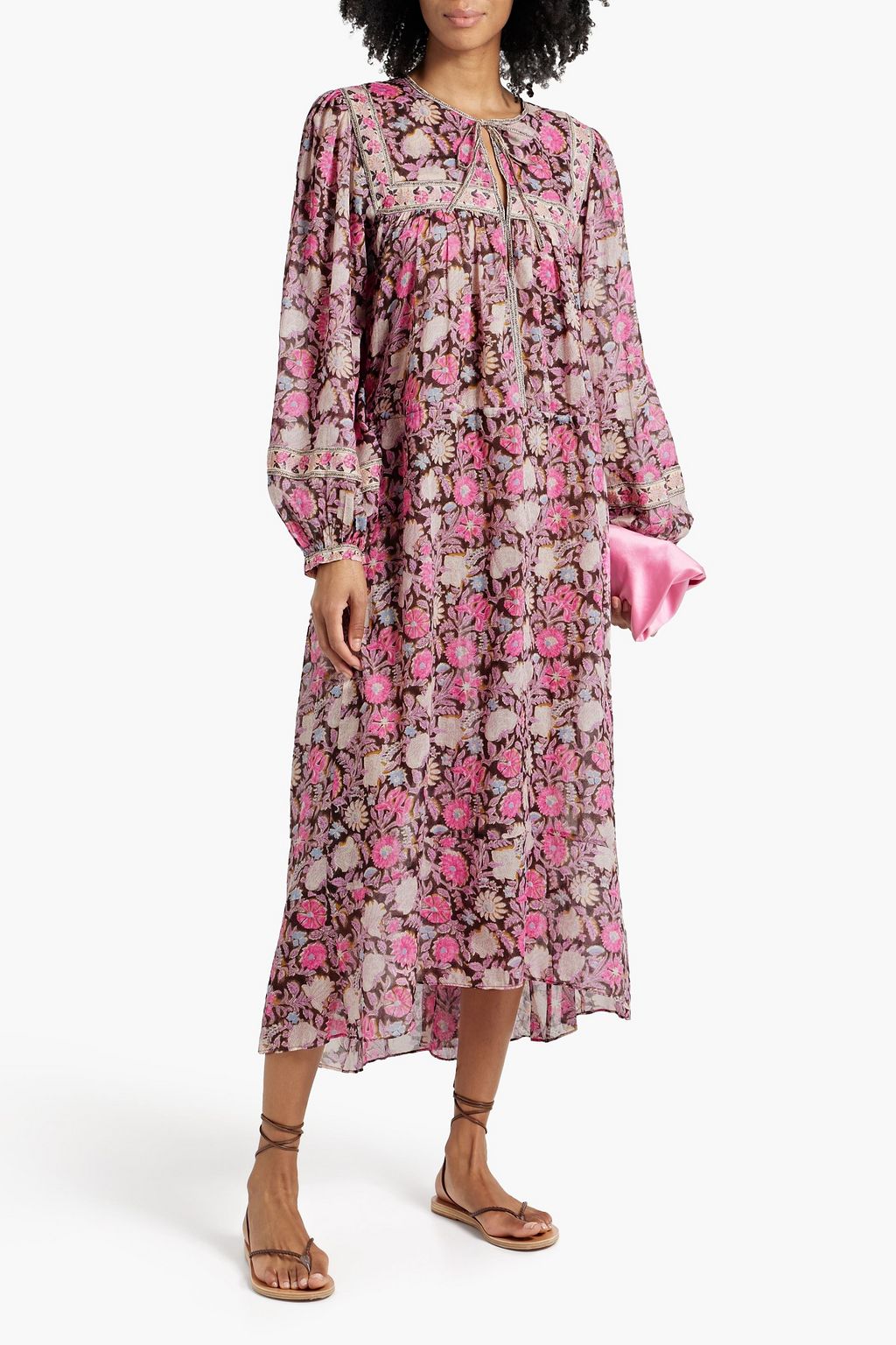 MARANT ÉTOILE Greila floral-print cotton-voile midi dress