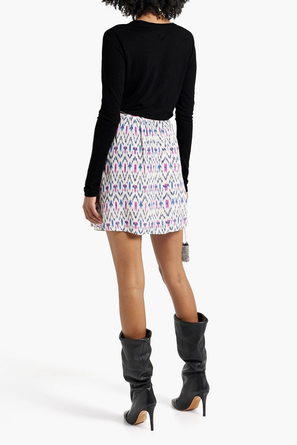MARANT ÉTOILE Kaaron linen-jersey top