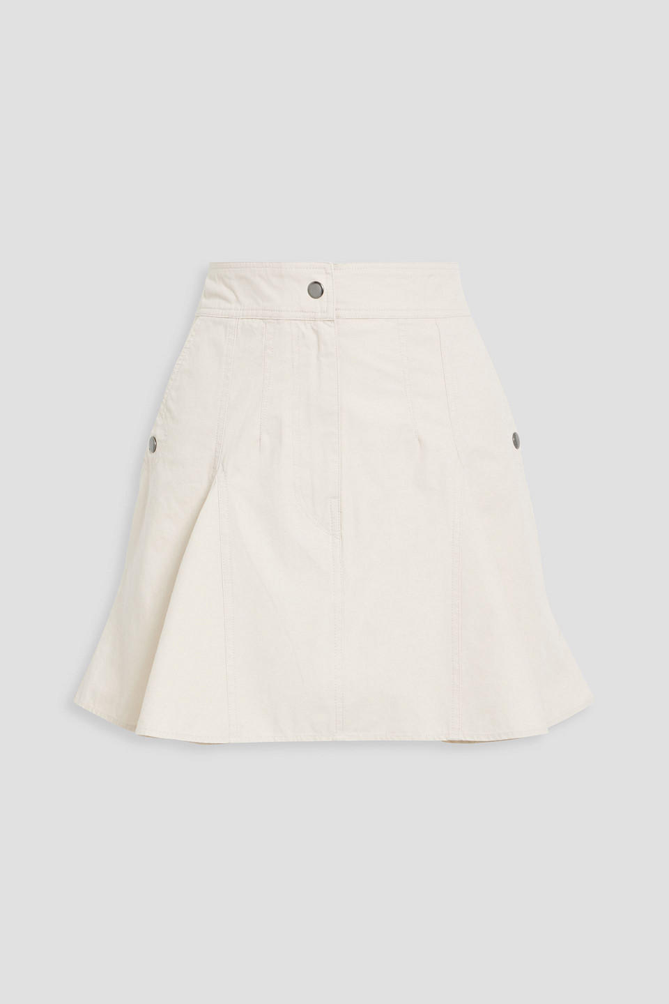 Isabel Marant Étoile Risha Denim Mini Skirt In Ecru