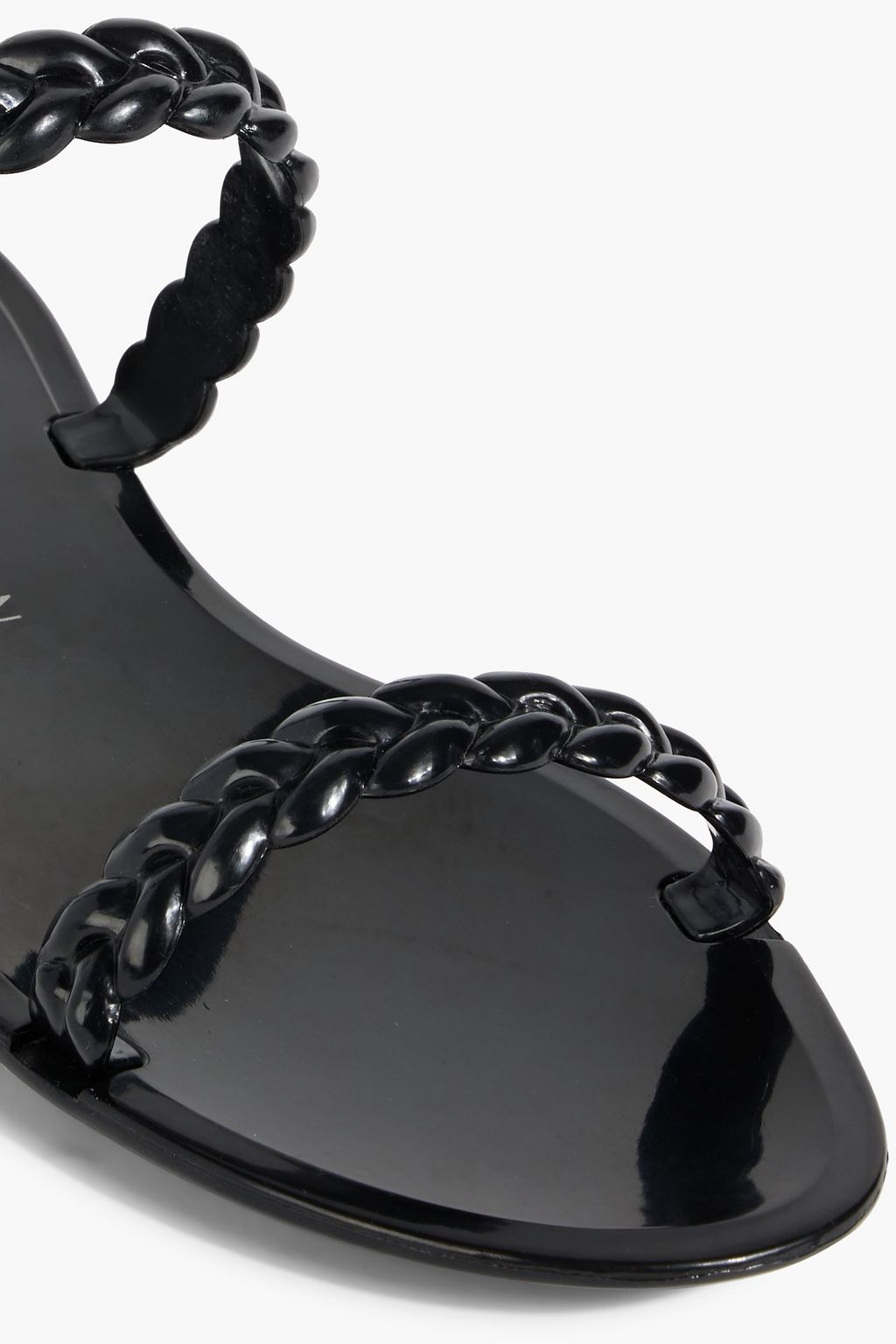 STUART WEITZMAN Sawyer braided rubber sandals