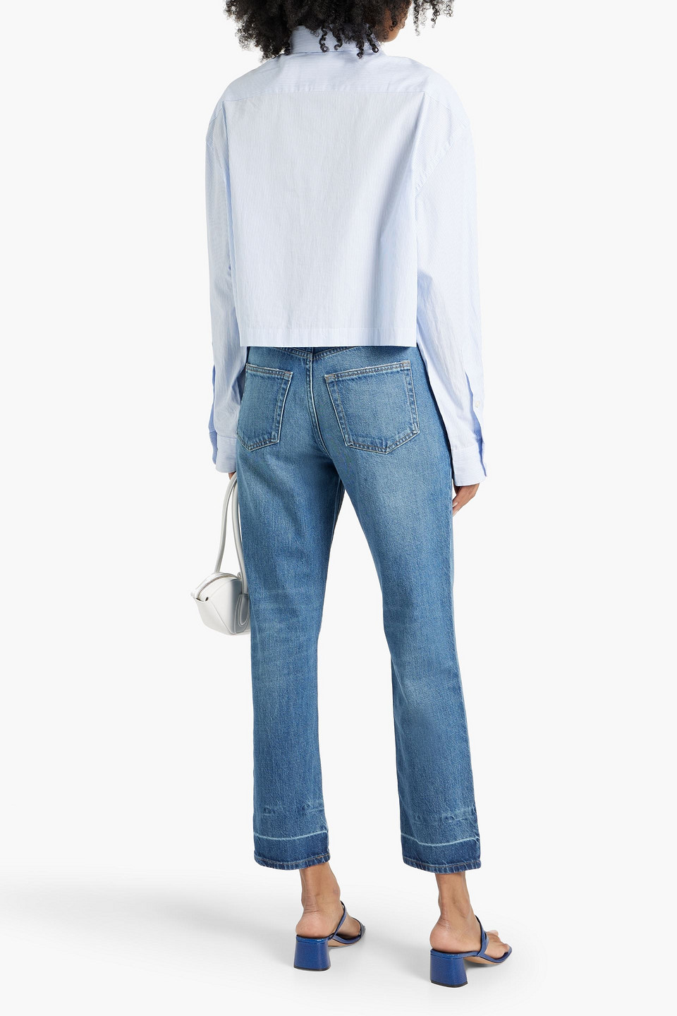 FRAME LE MEC HIGH-RISE STRAIGHT-LEG JEANS