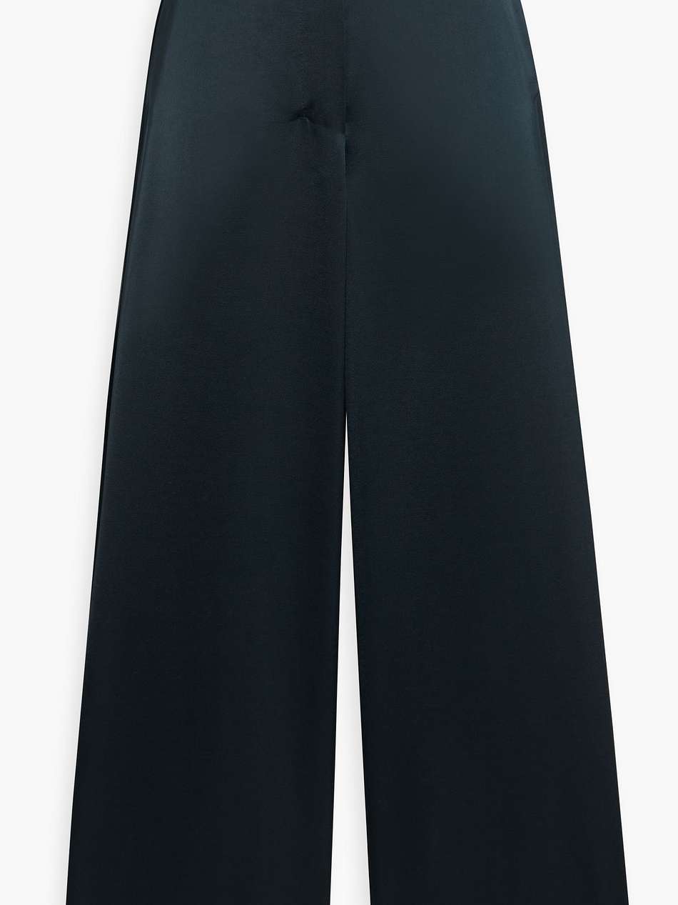 satin wide-leg pants