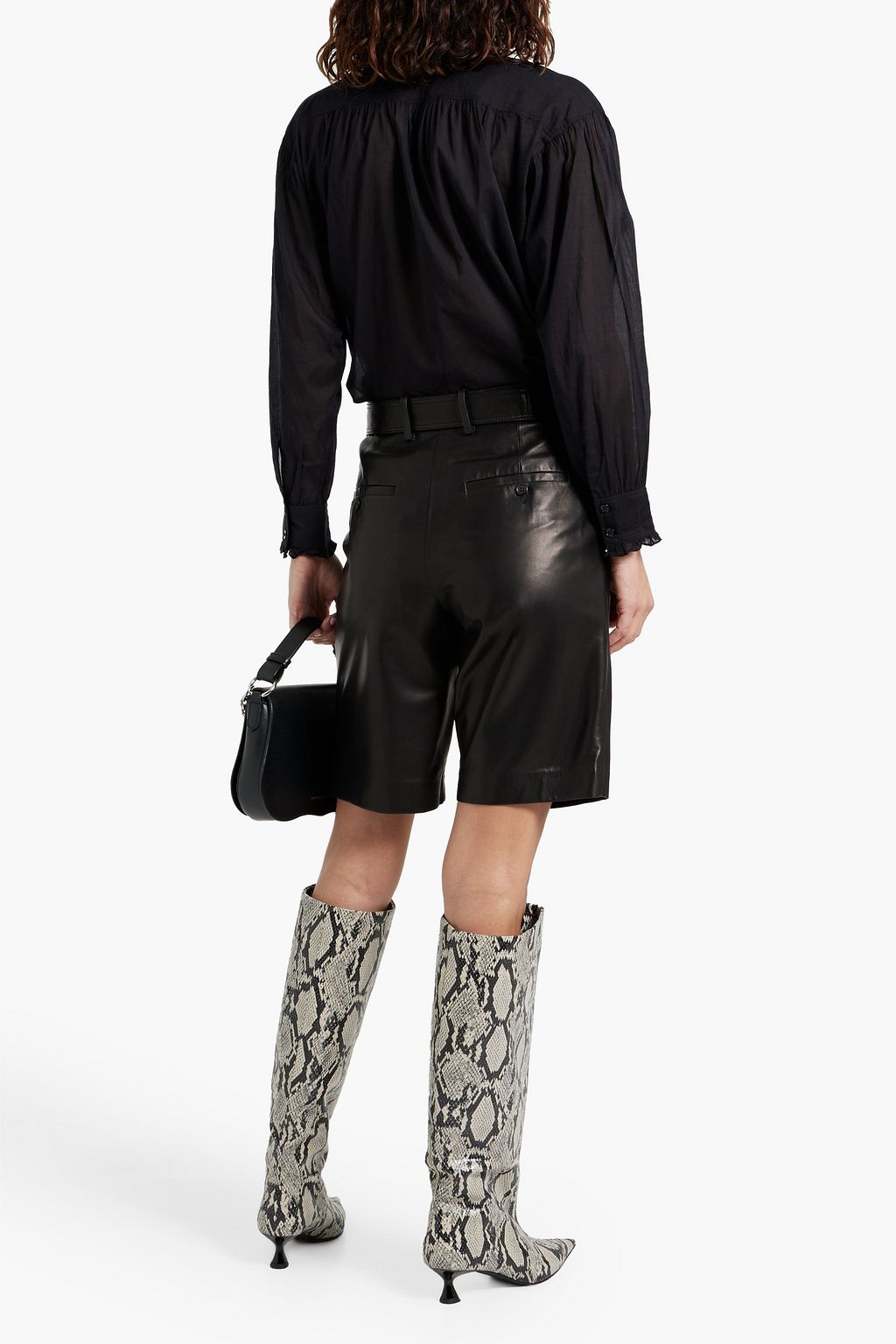MARANT ÉTOILE Pamias ruffled cotton-voile blouse