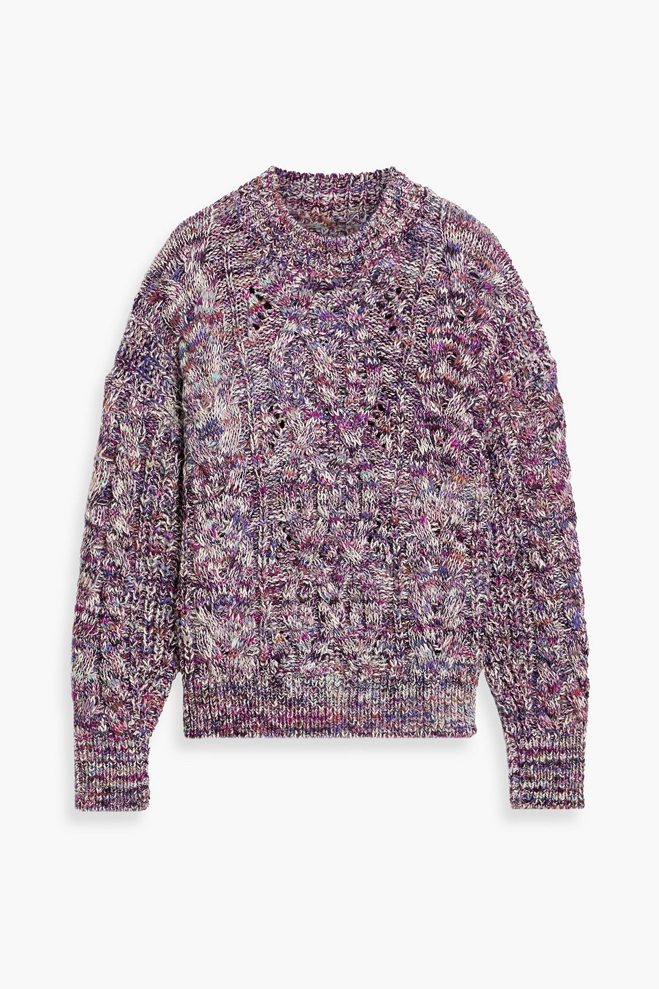 Isabel Marant Étoile Jarren Ribbed-knit Turtleneck Sweater In Violet