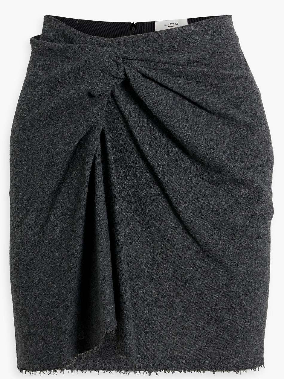 natacha twisted knitted mini skirt