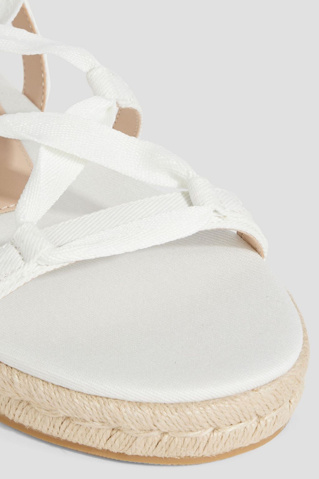 STUART WEITZMAN Altdup canvas espadrille sandals