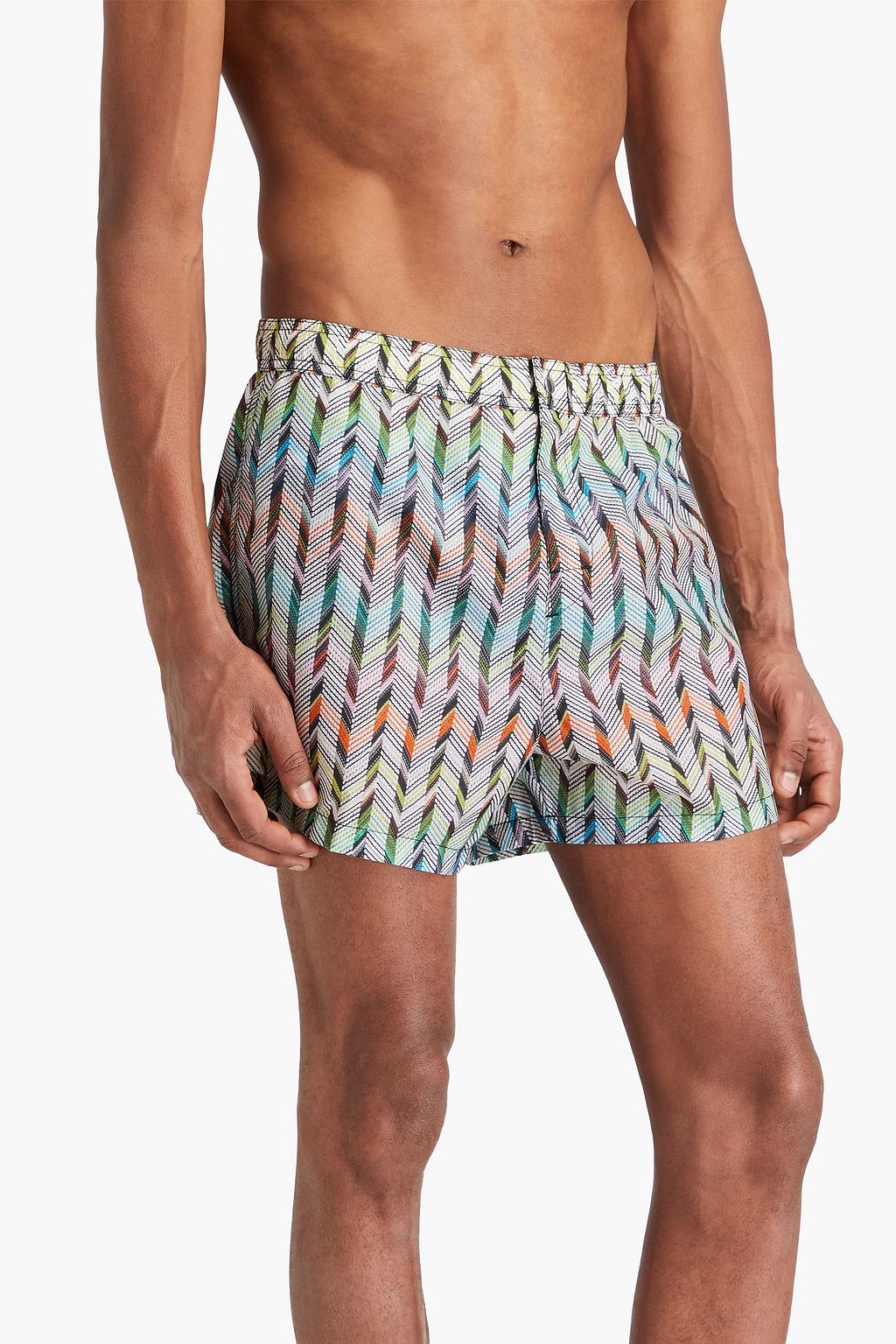 MISSONI 드레이프 장식 튤 & 저지 탑