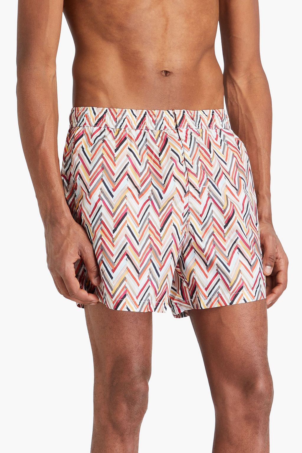 MISSONI شورت سباحة قصير مزين بطبعات