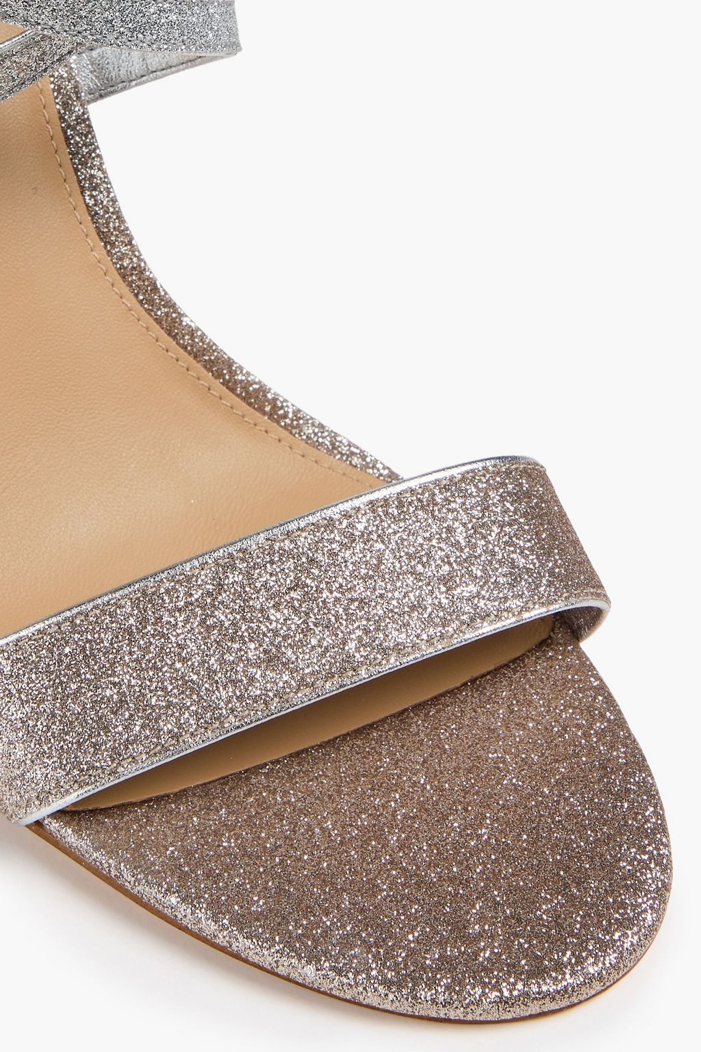 MICHAEL MICHAEL KORS Astrid フェイクレザー サンダル グリッター加工