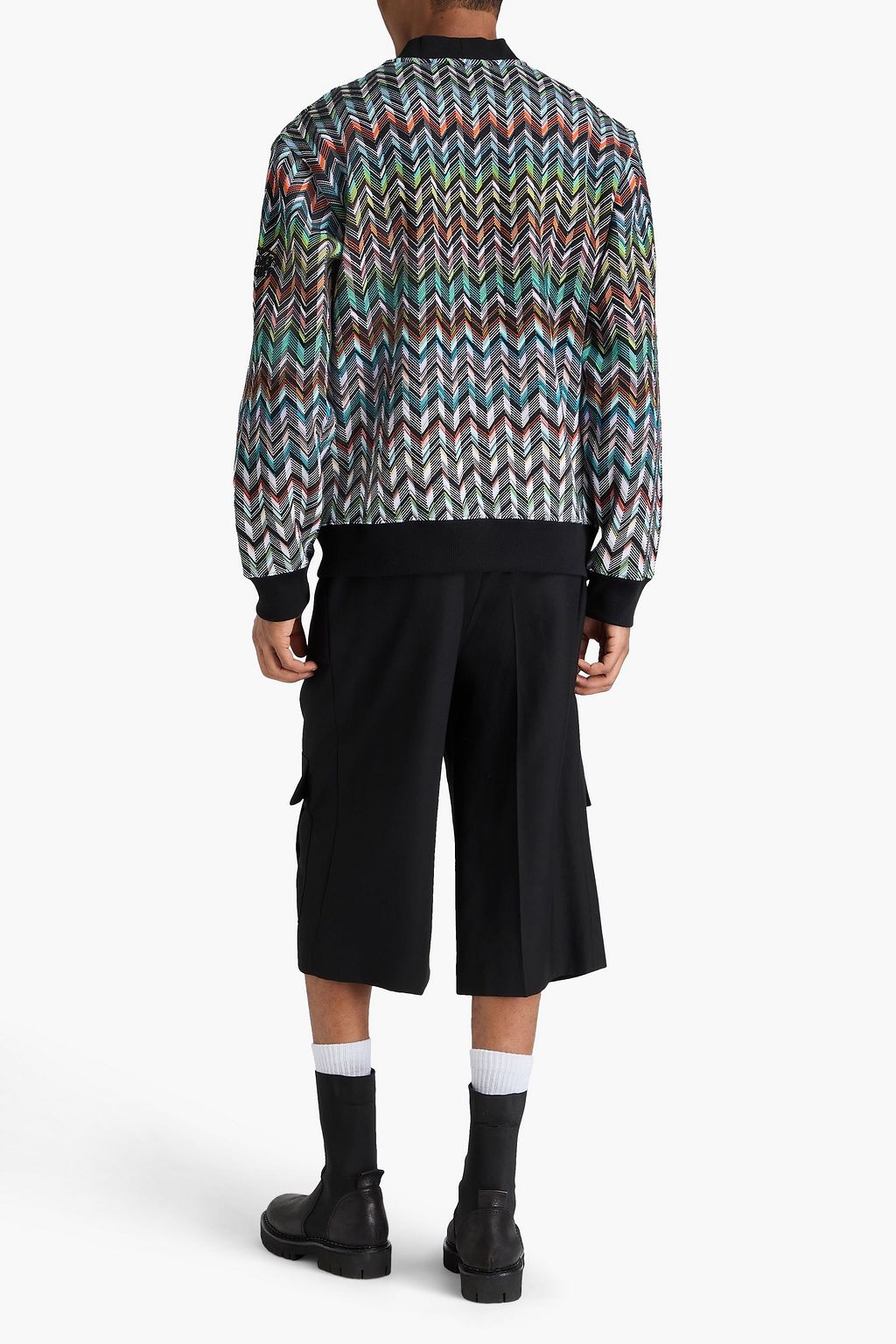MISSONI كارديغان من مزيج من القطن بحبكة الجاكار