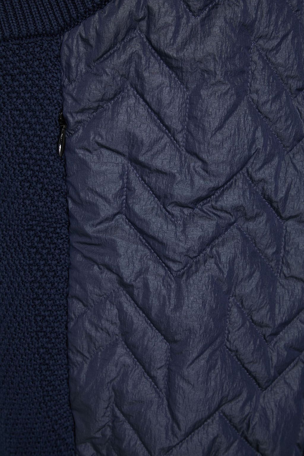MISSONI Quilted shell-paneled cotton-blend down vest