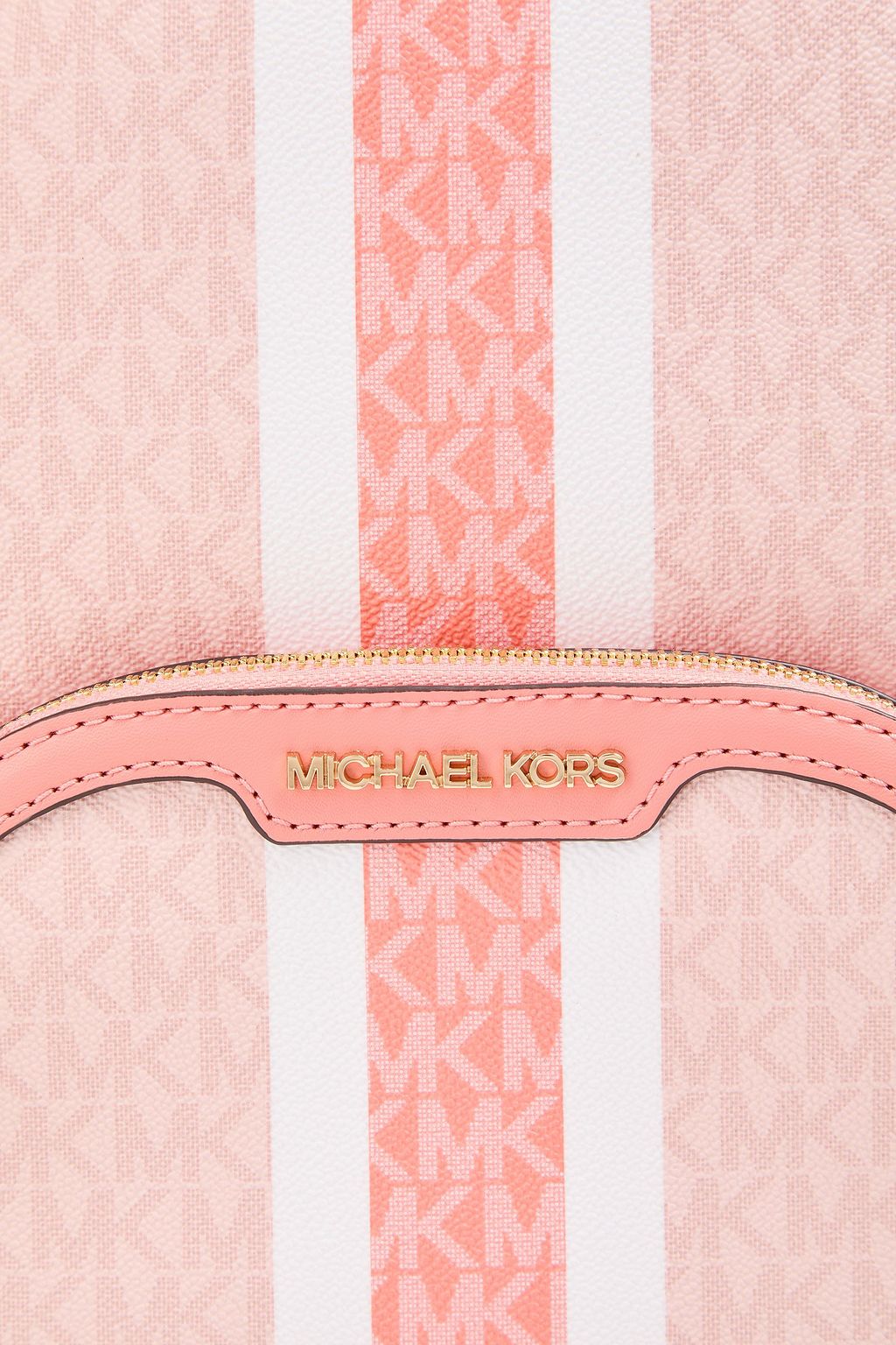 MICHAEL MICHAEL KORS حقيبة ظهر "جايسي" من جلد صناعي بملمس نافر مزينة بطبعة شعار العلامة