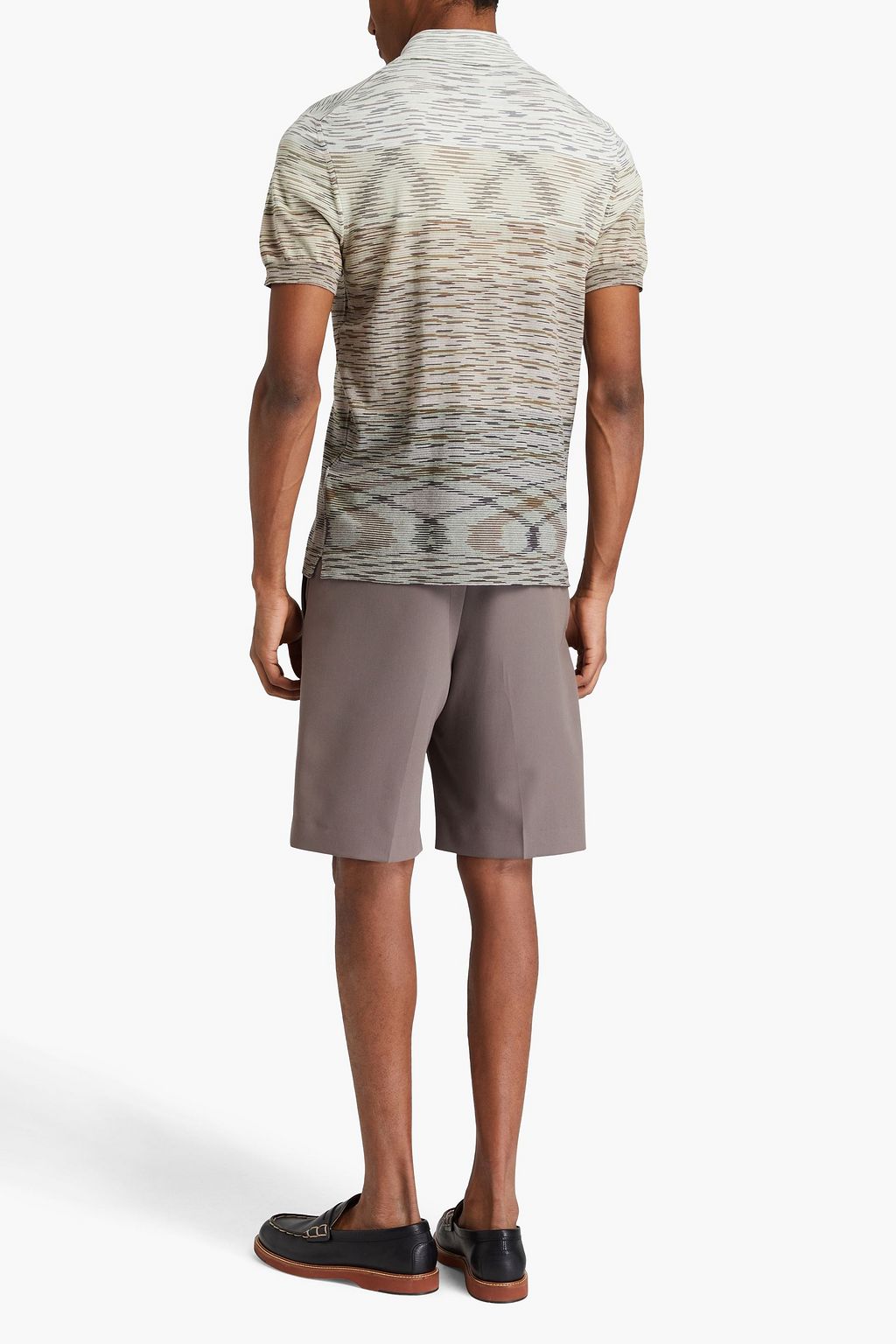 MISSONI Space-dyed cotton polo shirt