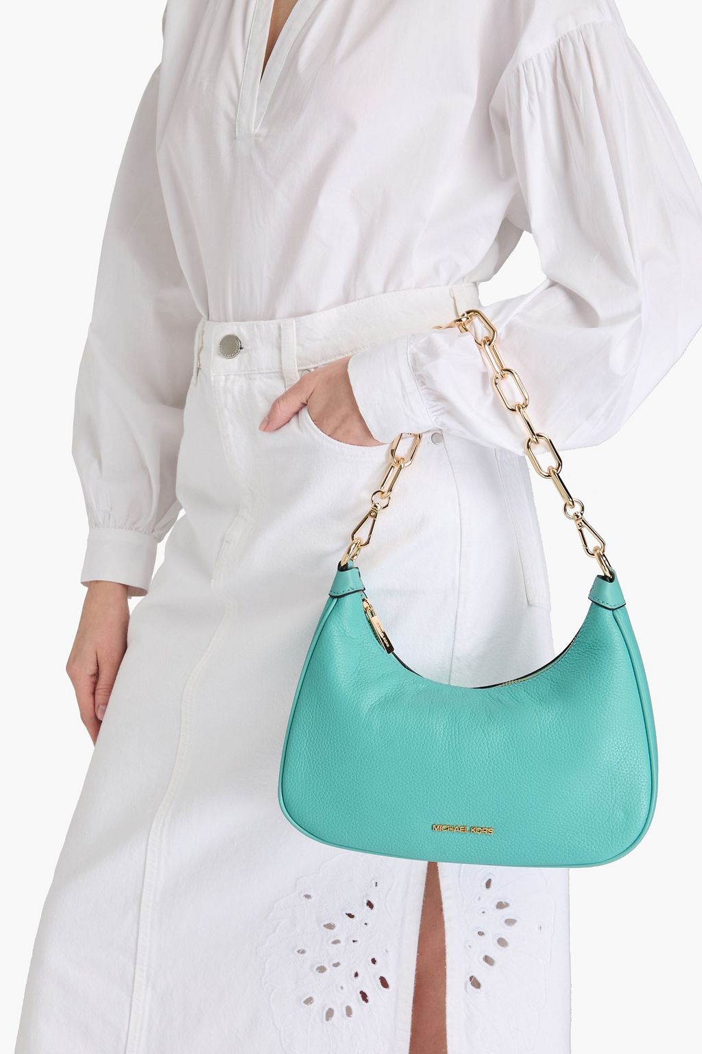MICHAEL MICHAEL KORS حقيبة كتف "كورا" من الجلد المُحبّب
