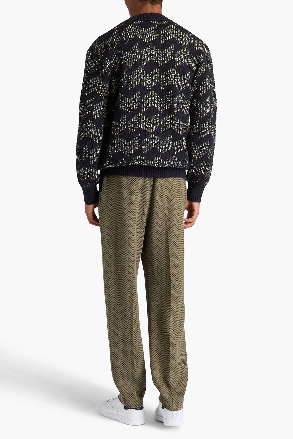MISSONI 테크룸 웨이브 메쉬 스니커즈