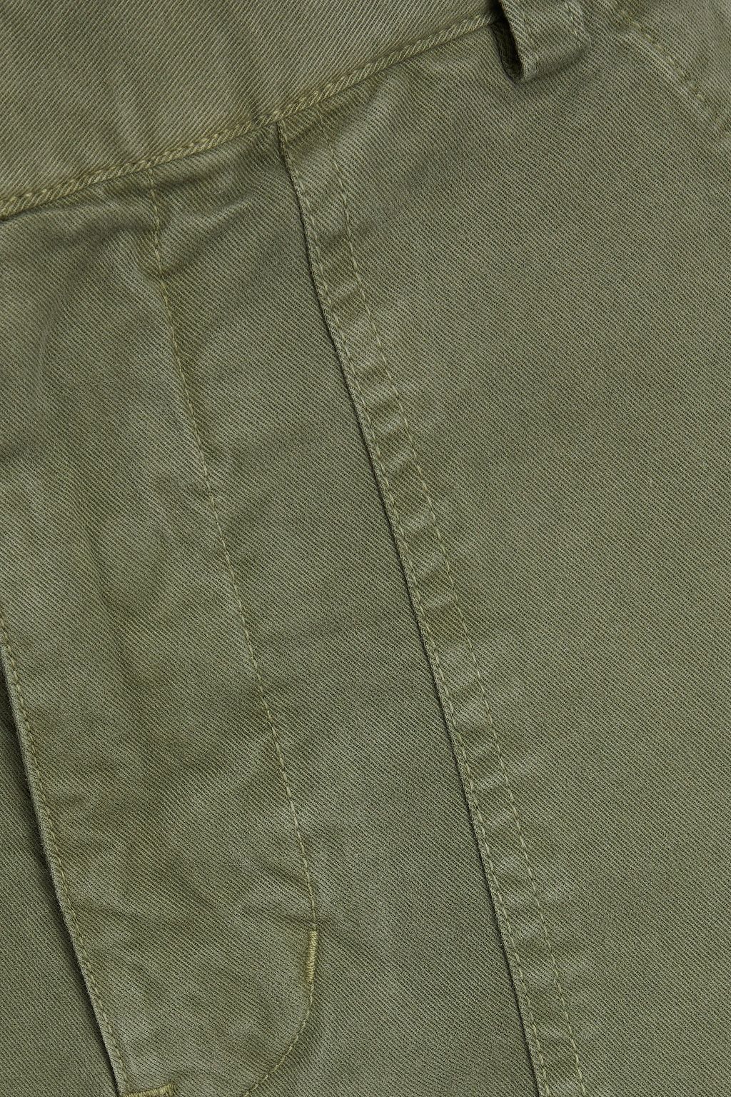 NILI LOTAN Gaby stretch-cotton twill straight-leg pants