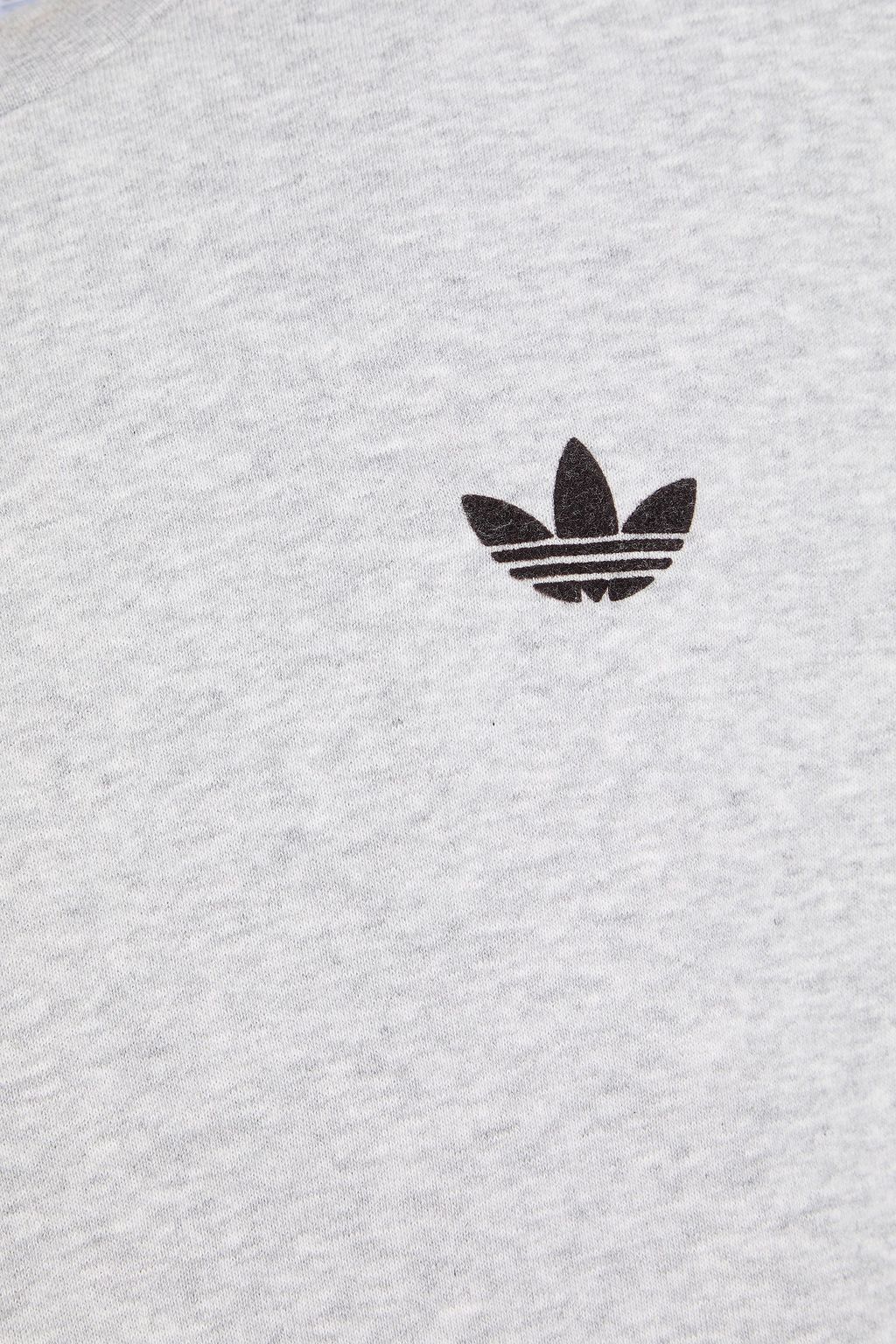 ADIDAS ORIGINALS BY WALES BONNER سويت شيرت من مزيج من قطن تيري فرنسي مزين بطبعات