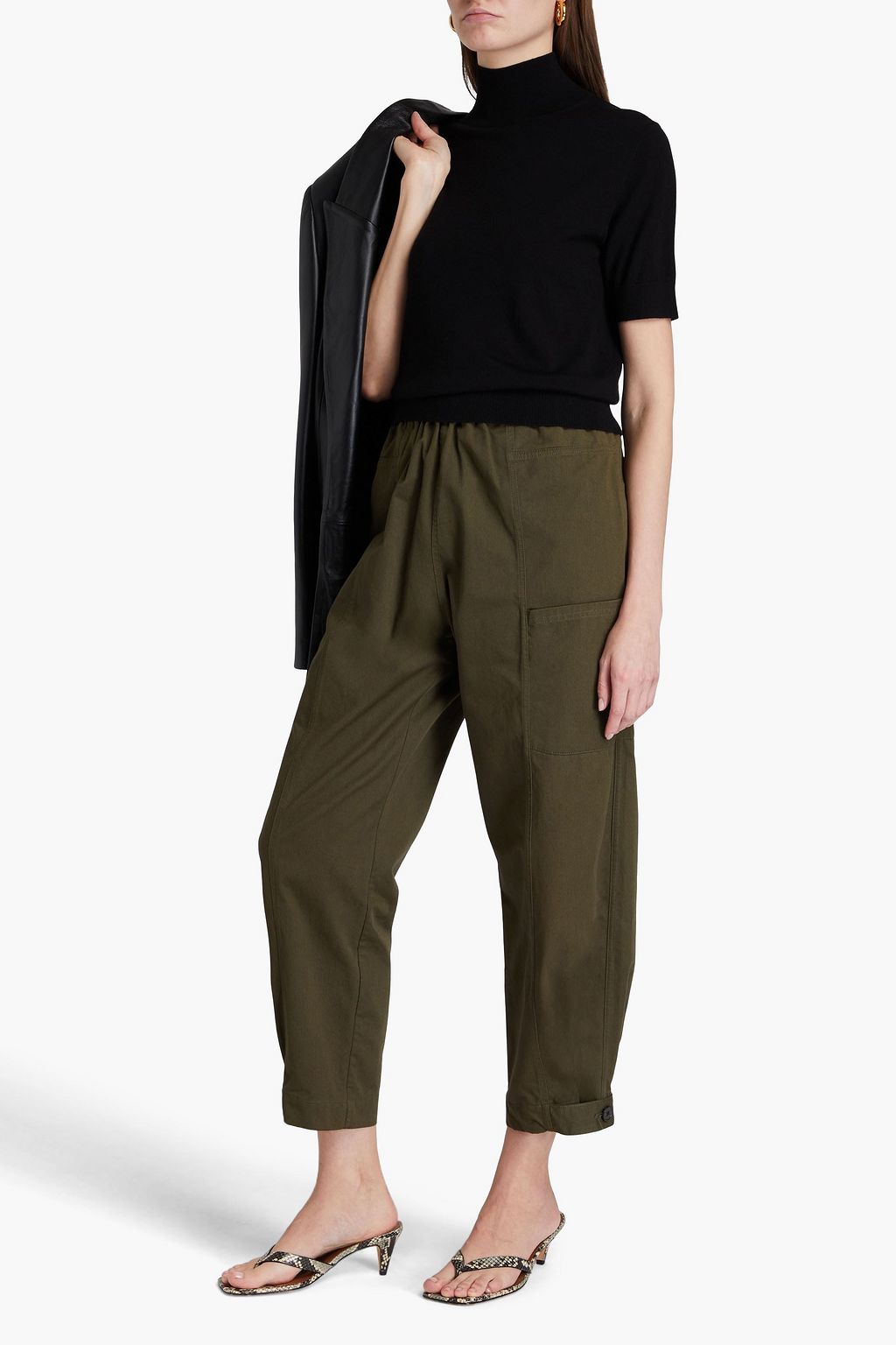 NILI LOTAN Siran wool turtleneck top