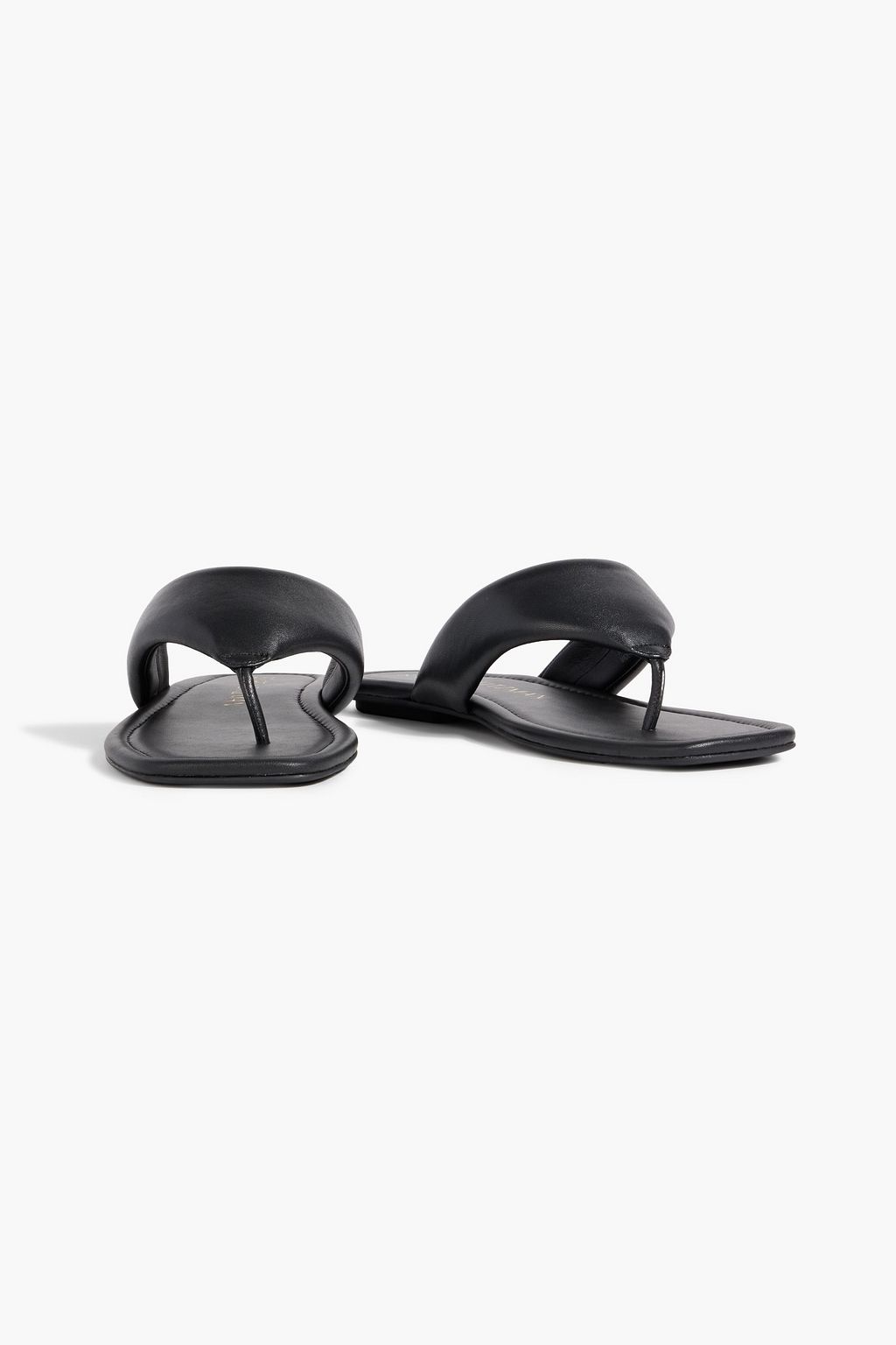 STUART WEITZMAN Maui レザー ビーチサンダル パッド入り