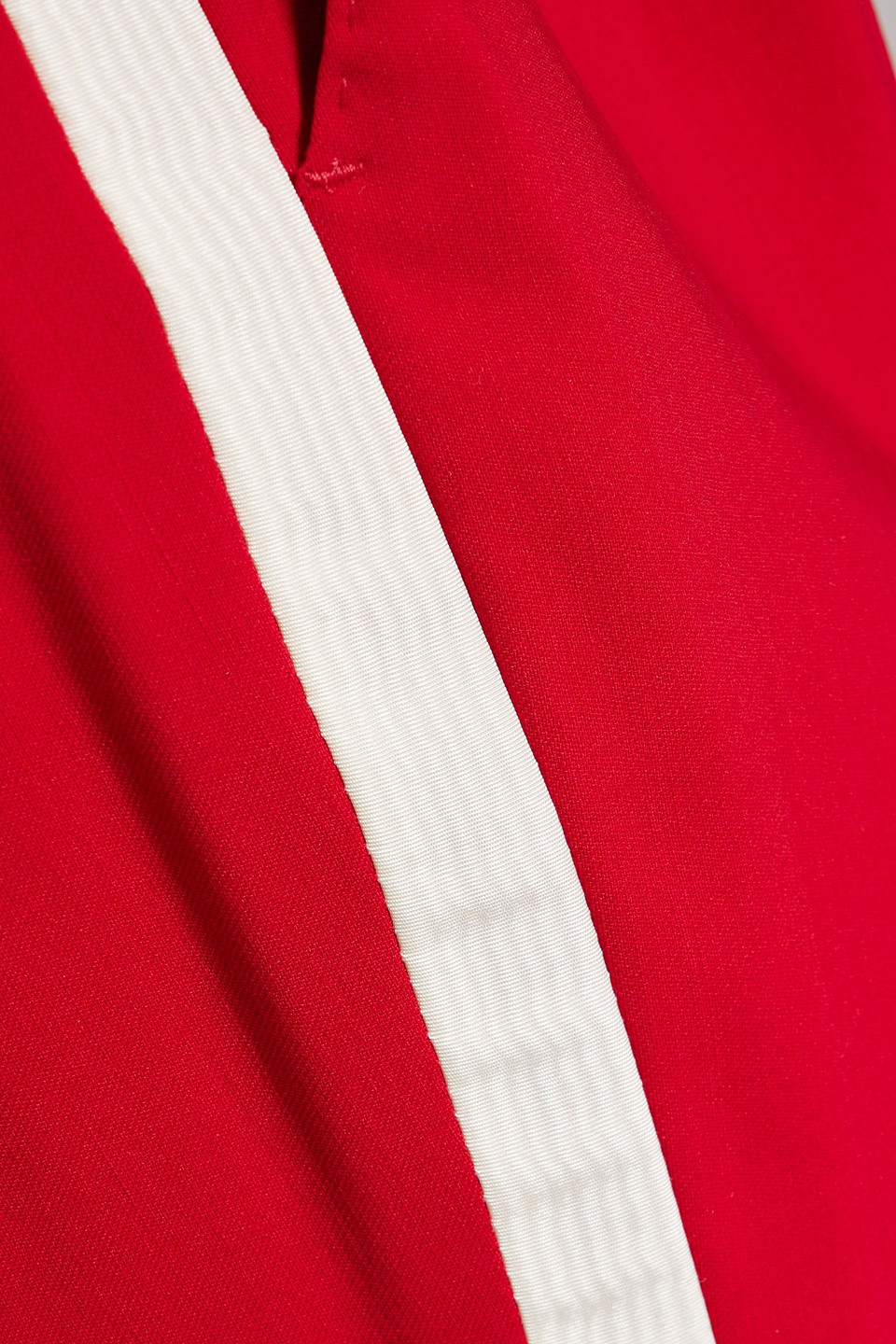 Dolce & Gabbana Stretch-wool And Silk-blend Tapered Pants In Red