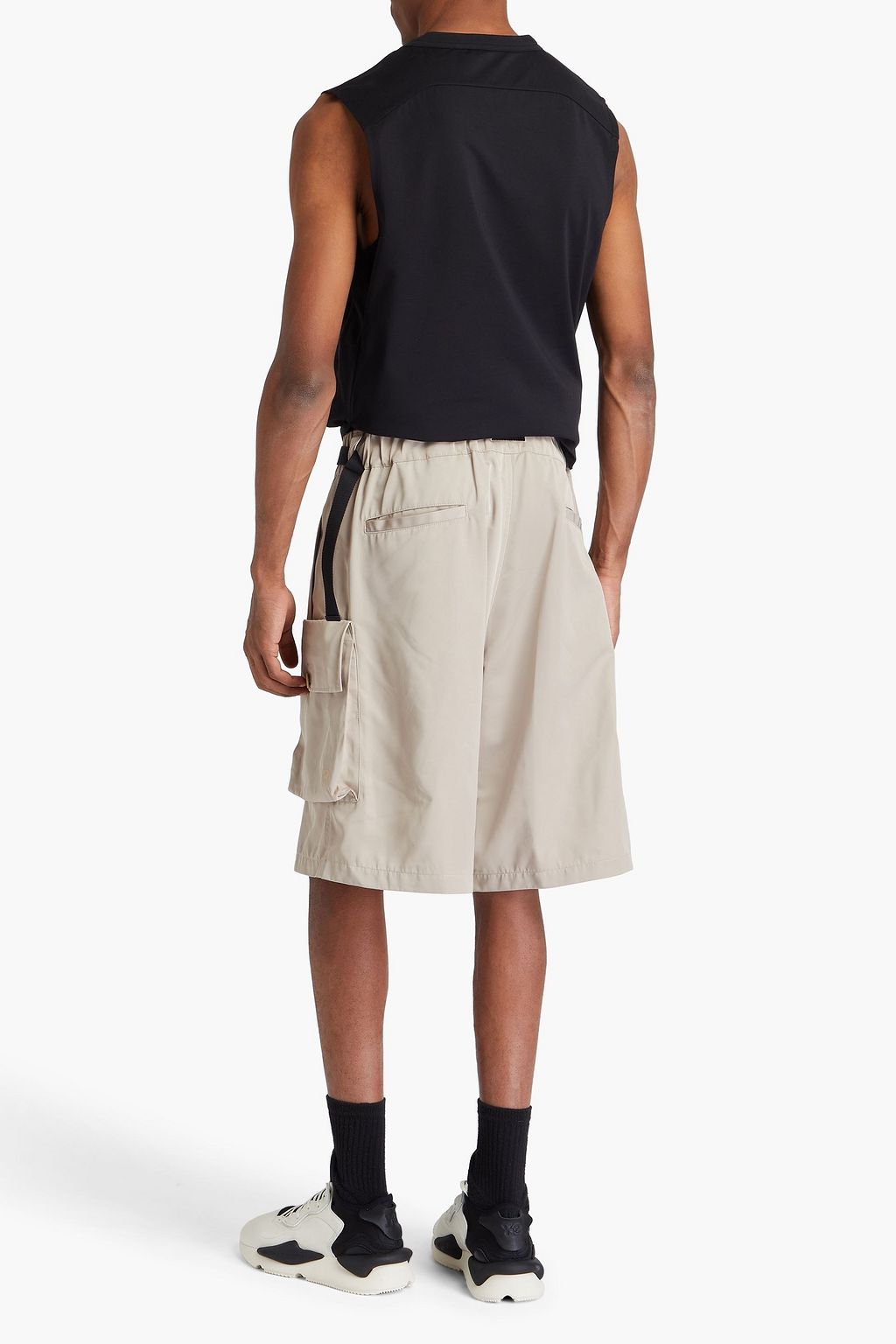 Y-3 Cotton-blend jersey tank