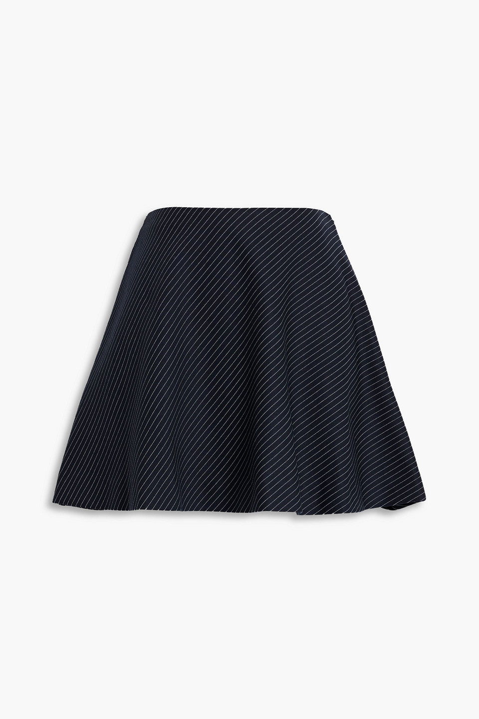 Rag & Bone Irina Striped Ponte Mini Skirt In Navy
