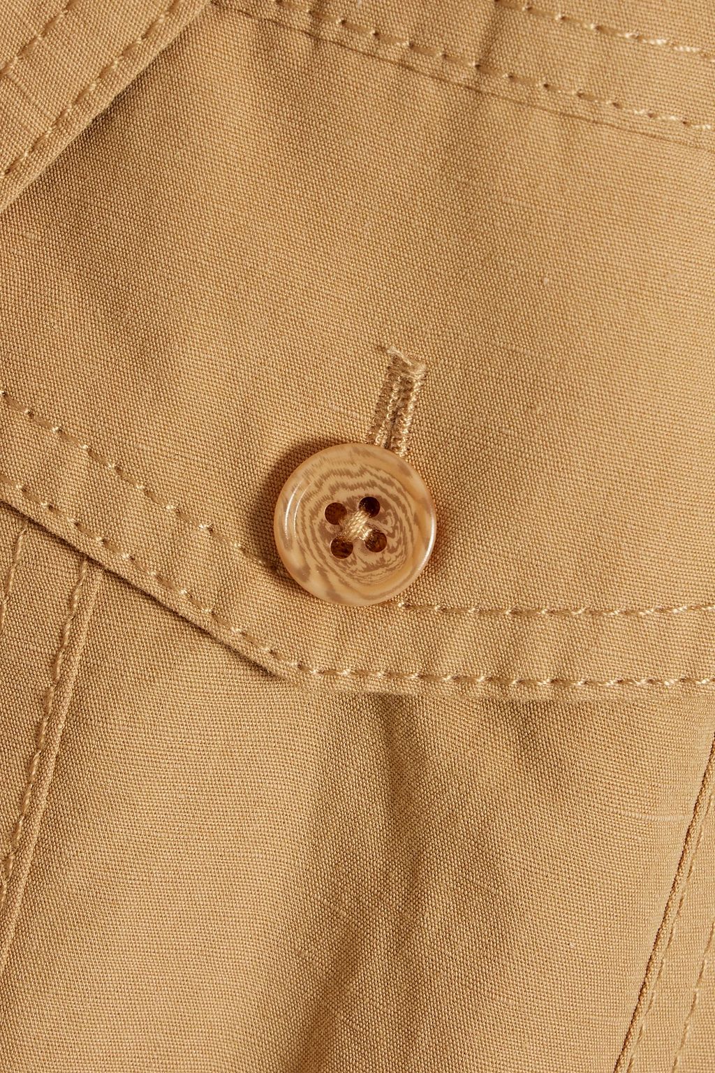 ULLA JOHNSON Jordana cotton, linen and silk-blend jacket