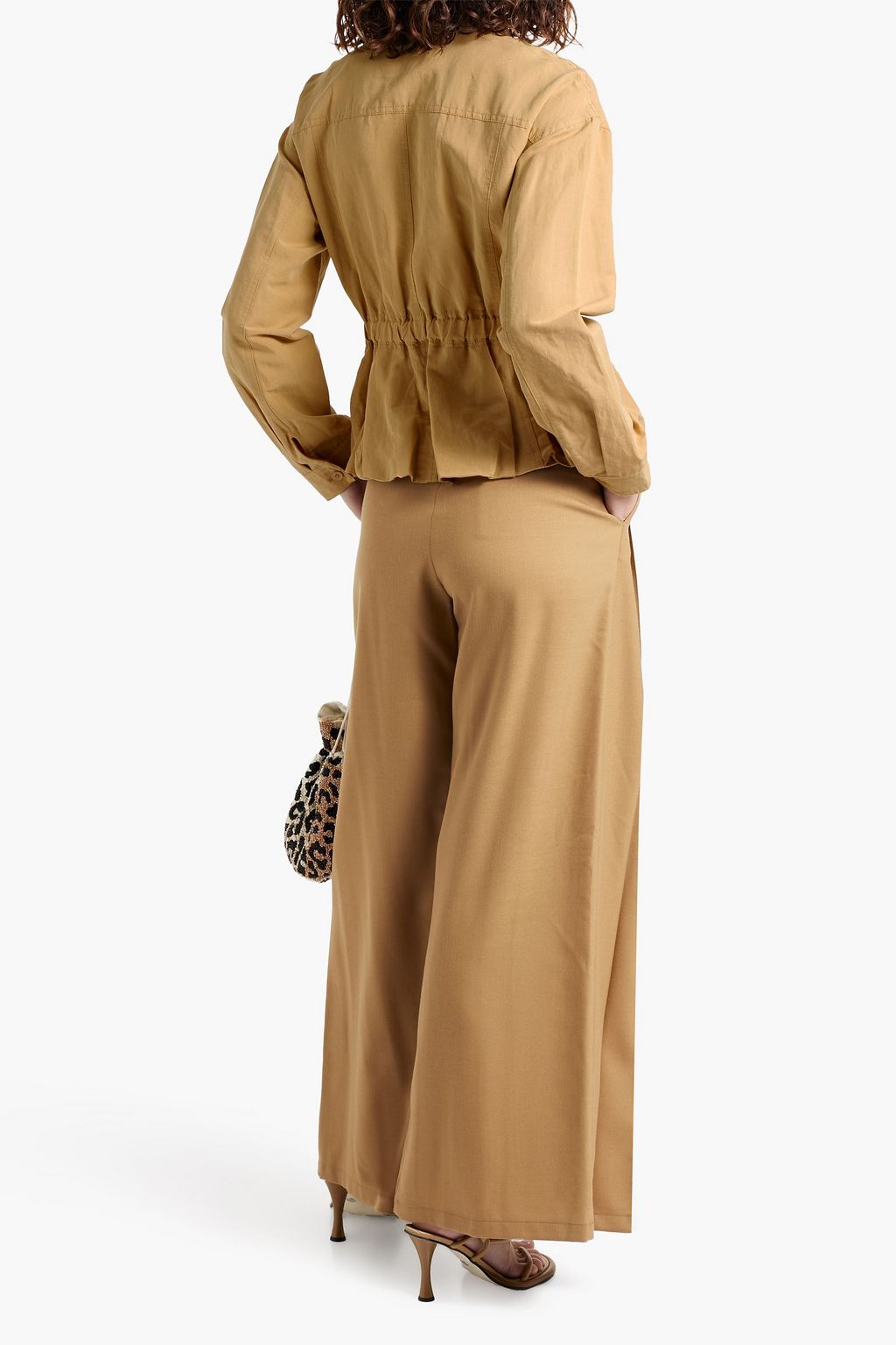 ULLA JOHNSON Jordana cotton, linen and silk-blend jacket